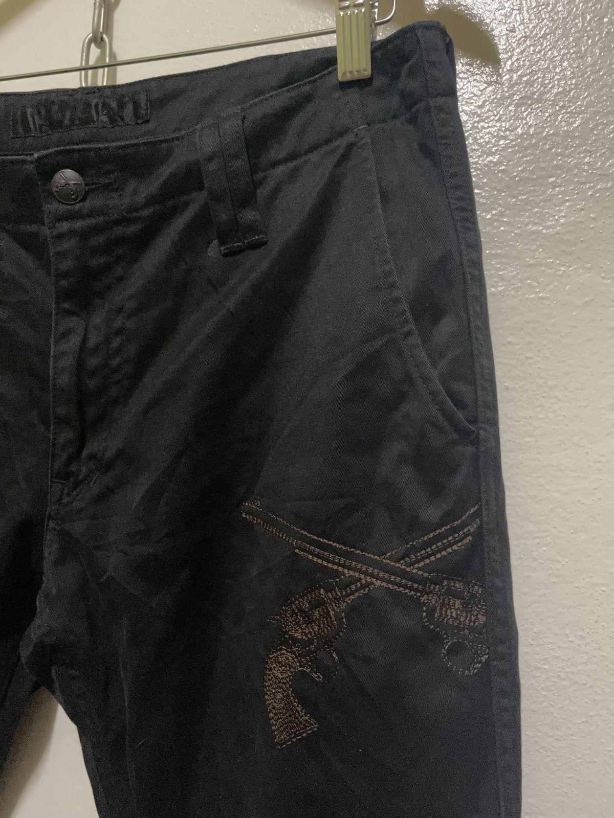 Japanese Brand × Roar × roarguns Roar Cross Guns Flare Pants Japan Size US 32 / EU 48 - 4 Thumbnail