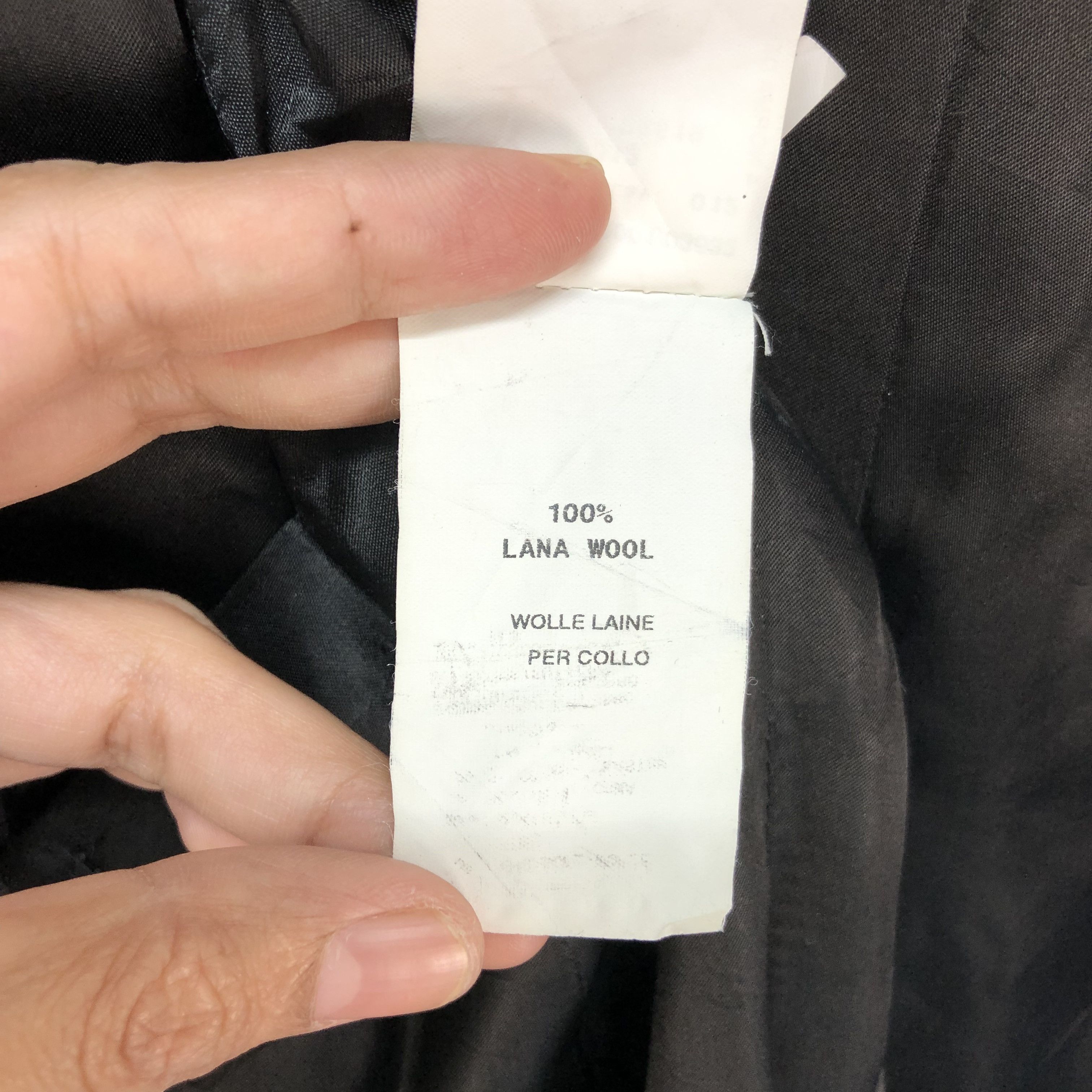 Emporio Armani EMPORIO ARMANI ASYMMETRICAL WOOL OVERCOAT #6113-48 Size S / US 4 / IT 40 - 13 Thumbnail