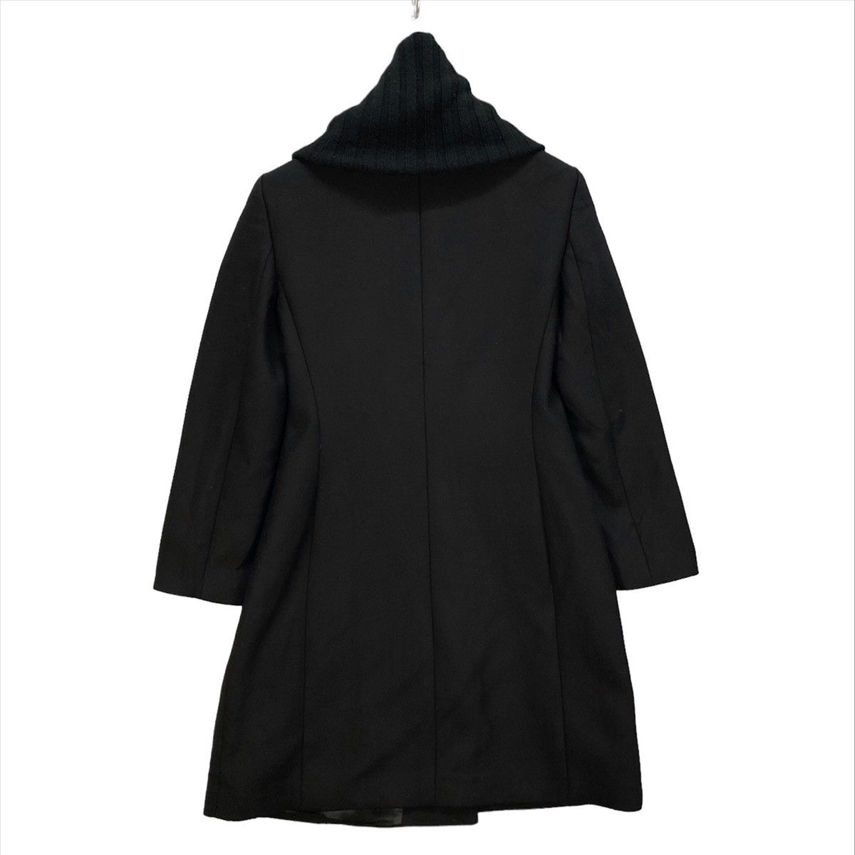 Emporio Armani EMPORIO ARMANI ASYMMETRICAL WOOL OVERCOAT #6113-48 Size S / US 4 / IT 40 - 14 Thumbnail