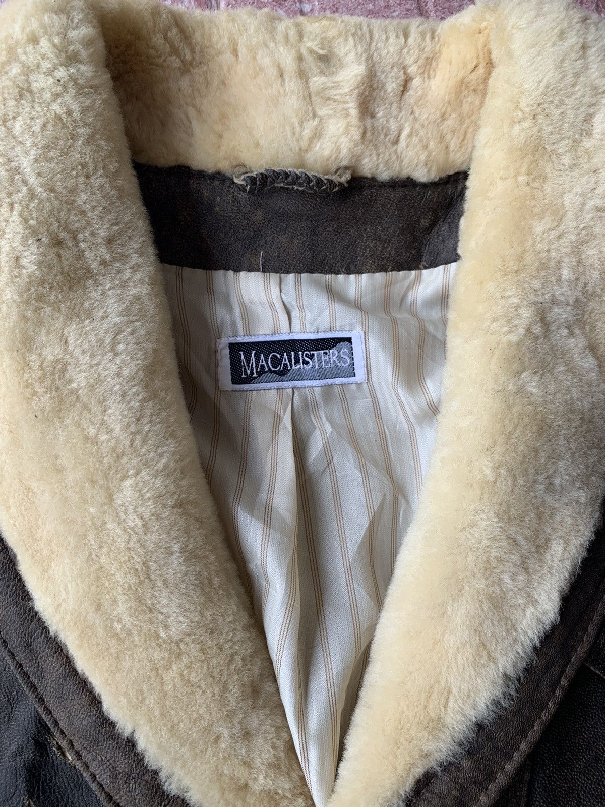 New Zealand Outback Genuine New Zealand Deerskin Sherpa Collar Leather Jacket Size US M / EU 48-50 / 2 - 11 Thumbnail