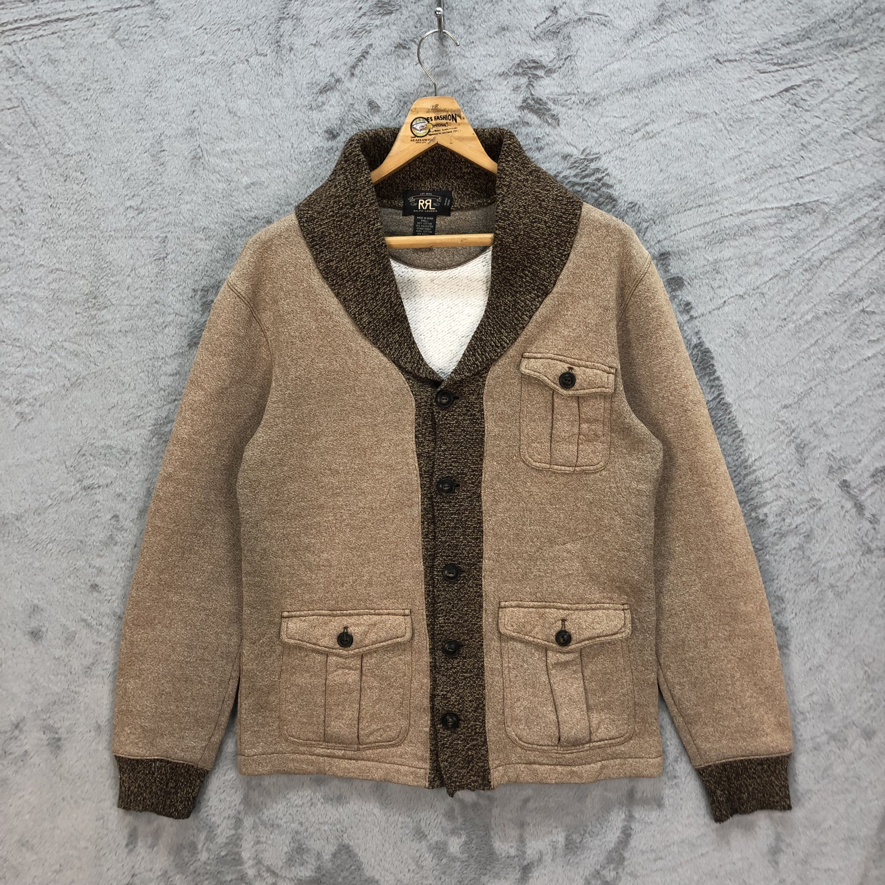 RRL Ralph Lauren Knitted Casual Jacket #6123-49