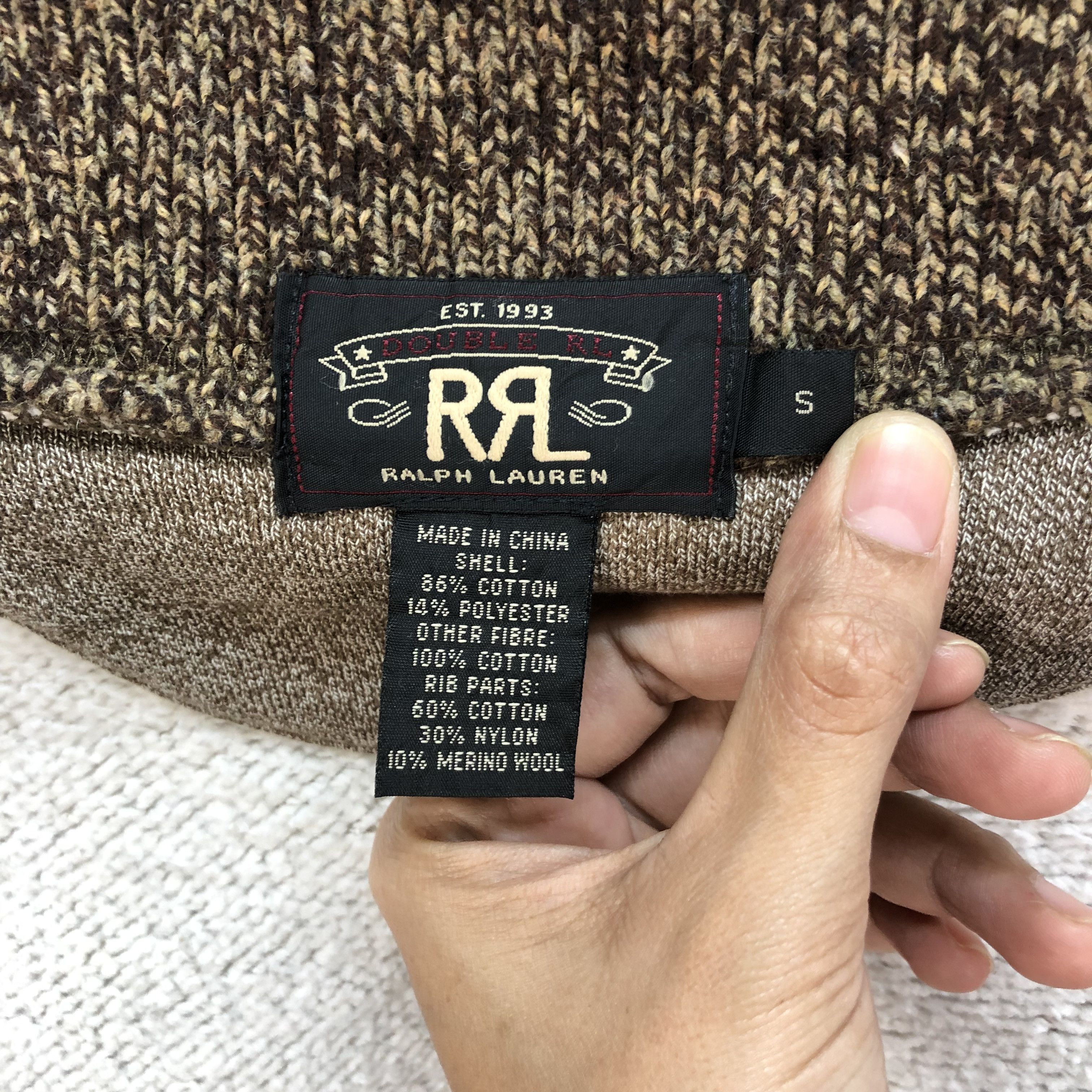 Ralph Lauren RRL Ralph Lauren Knitted Casual Jacket #6123-49 Size US S / EU 44-46 / 1 - 7 Thumbnail