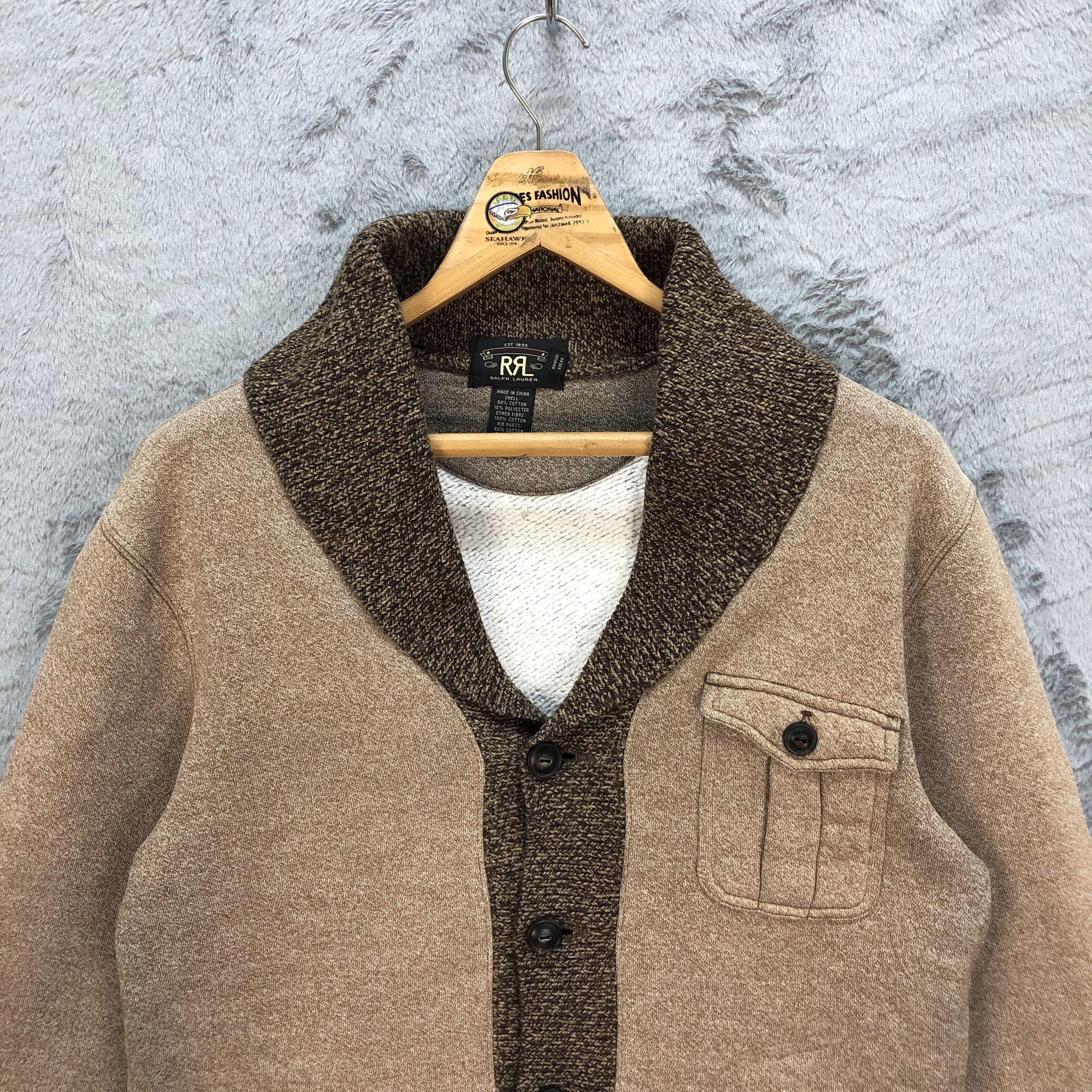 Ralph Lauren RRL Ralph Lauren Knitted Casual Jacket #6123-49 Size US S / EU 44-46 / 1 - 2 Thumbnail