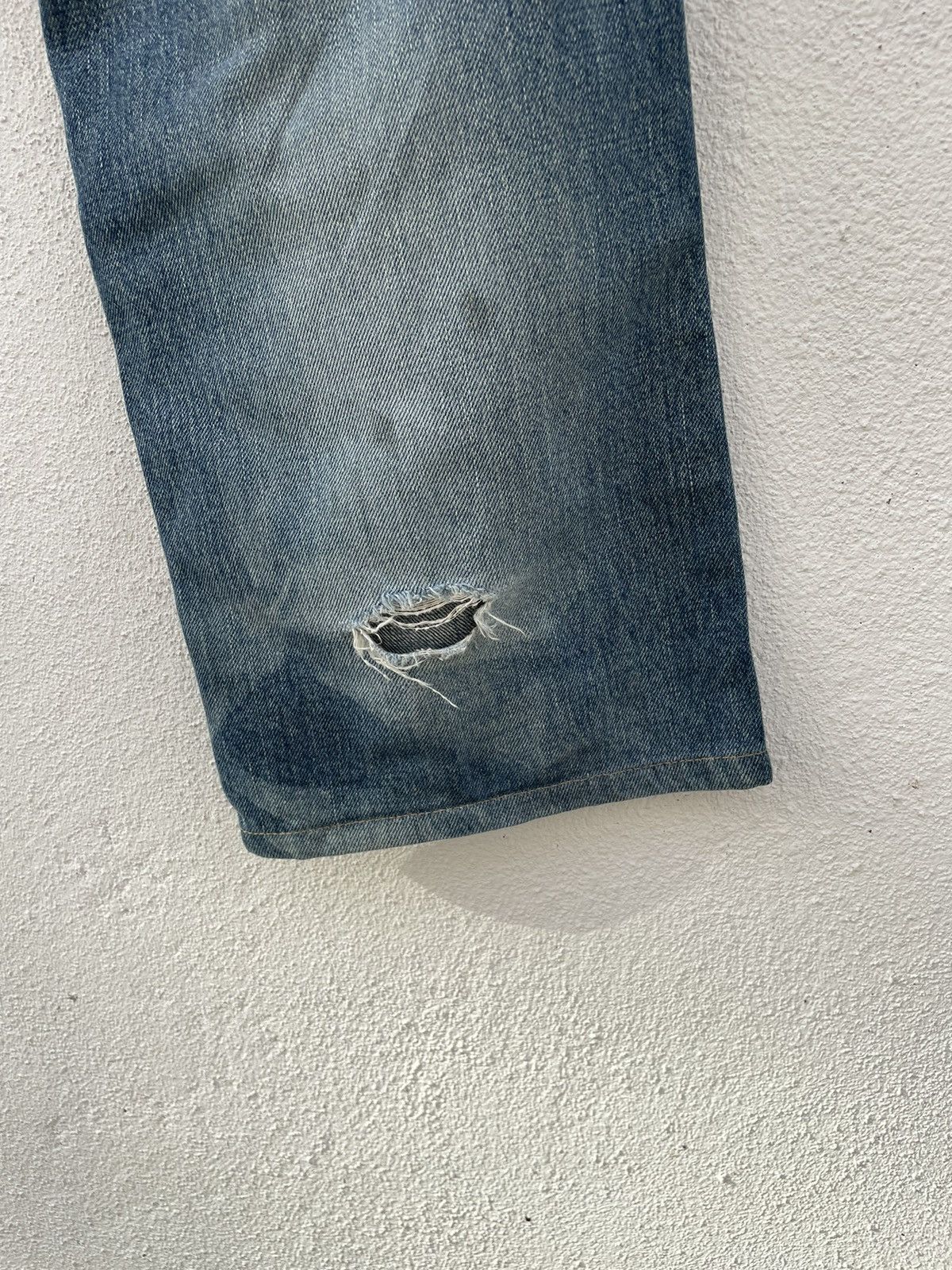 ANACHRONORM Vintage Anachronorm Standard Distressed Denim Jeans Size US 34 / EU 50 - 17 Thumbnail