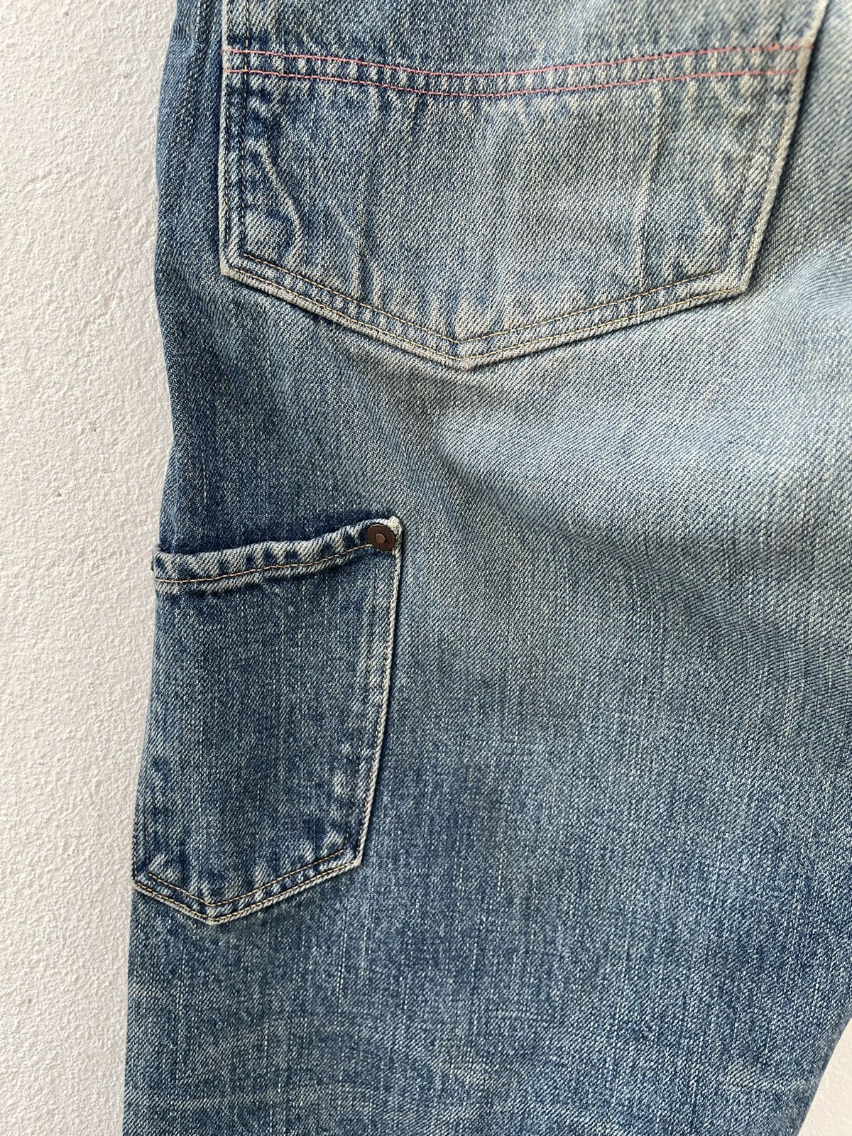 ANACHRONORM Vintage Anachronorm Standard Distressed Denim Jeans Size US 34 / EU 50 - 15 Thumbnail
