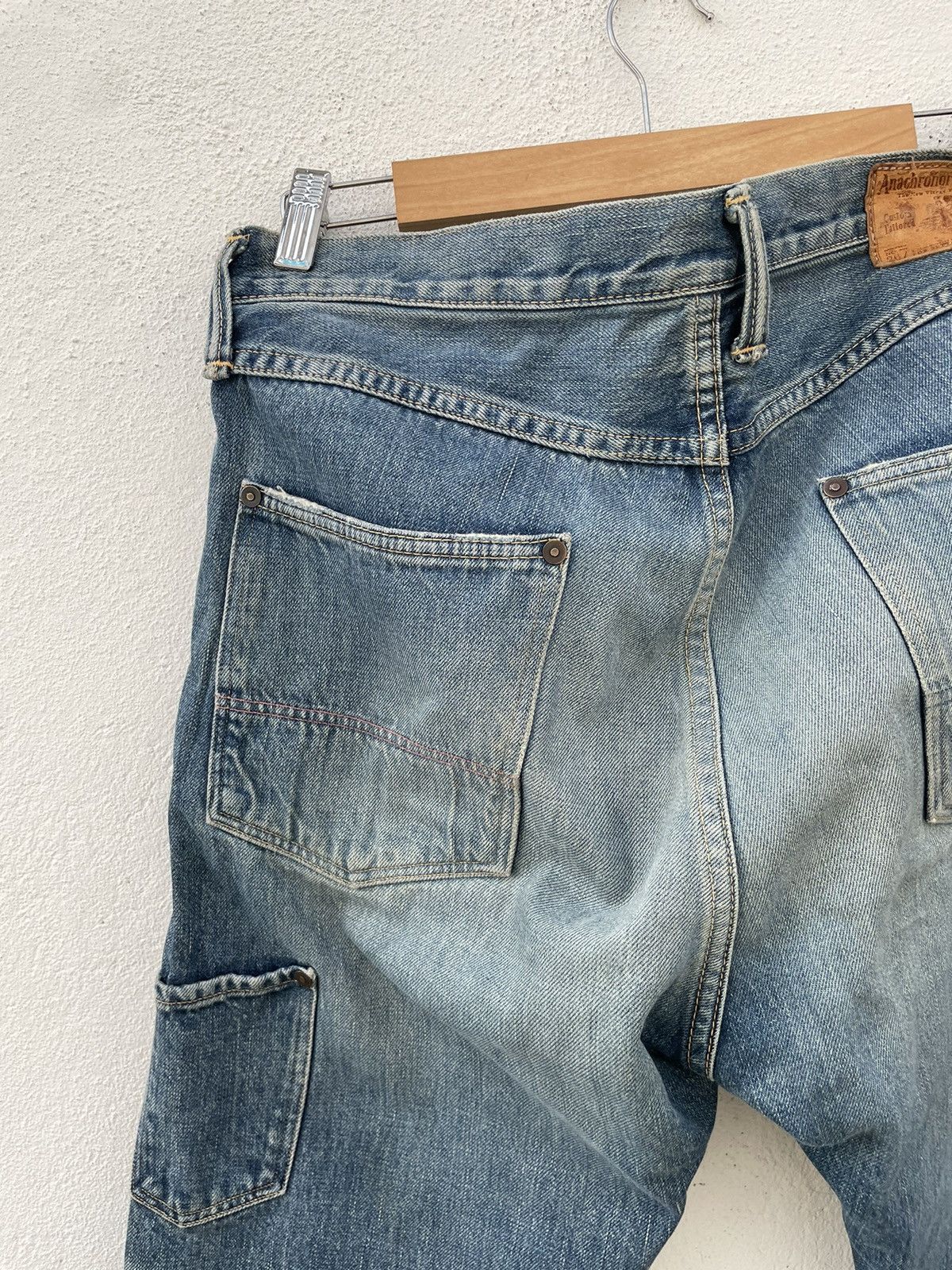 ANACHRONORM Vintage Anachronorm Standard Distressed Denim Jeans Size US 34 / EU 50 - 13 Thumbnail