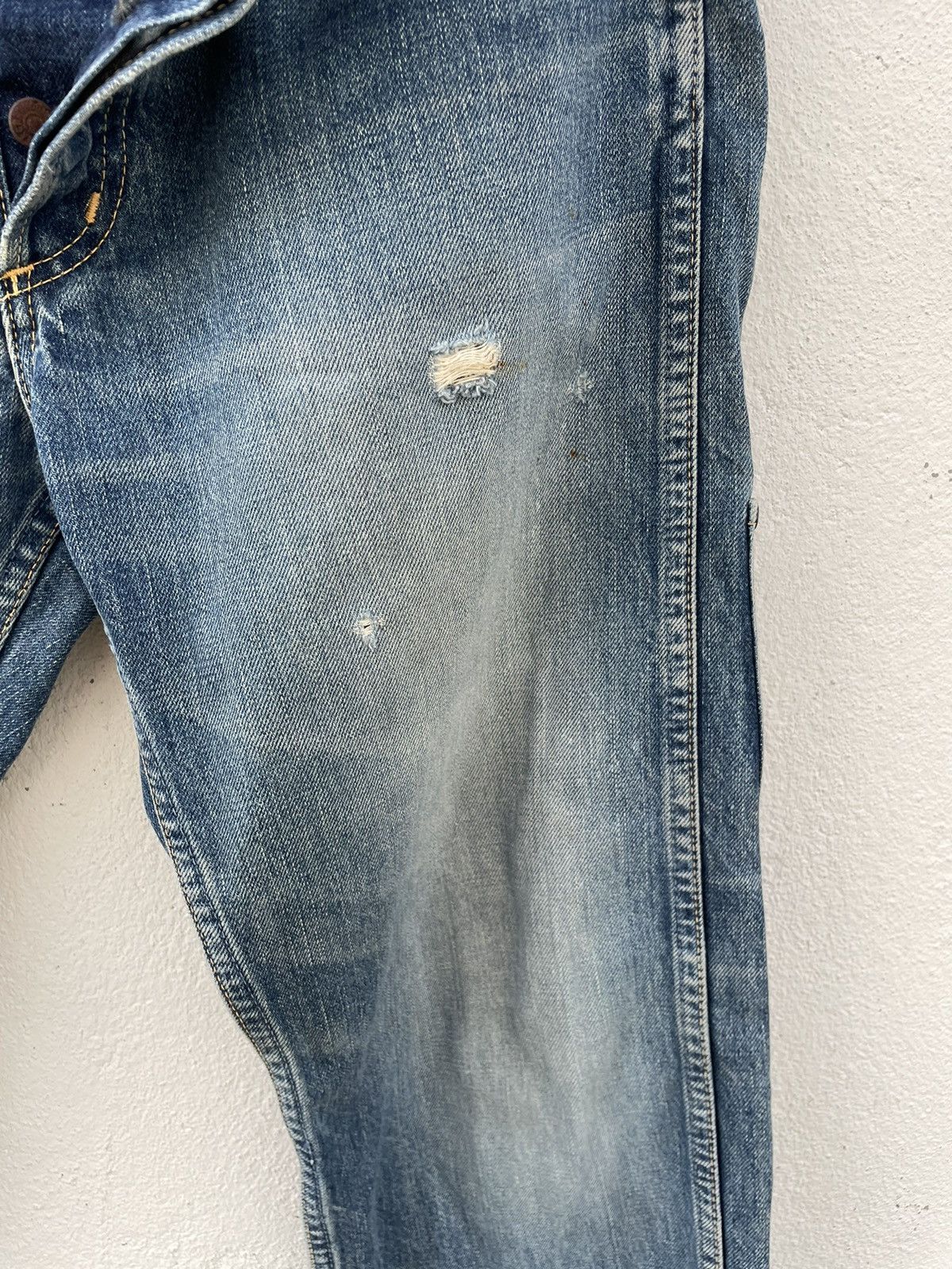 ANACHRONORM Vintage Anachronorm Standard Distressed Denim Jeans Size US 34 / EU 50 - 5 Thumbnail