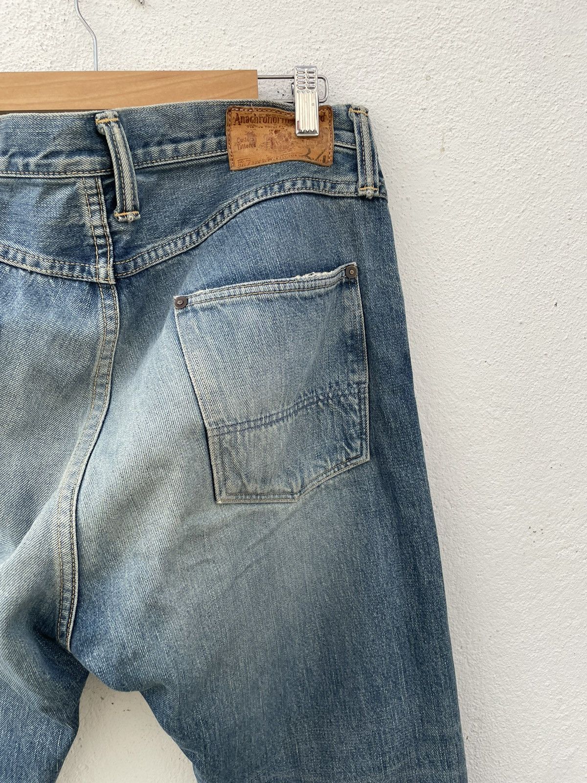 ANACHRONORM Vintage Anachronorm Standard Distressed Denim Jeans Size US 34 / EU 50 - 12 Thumbnail