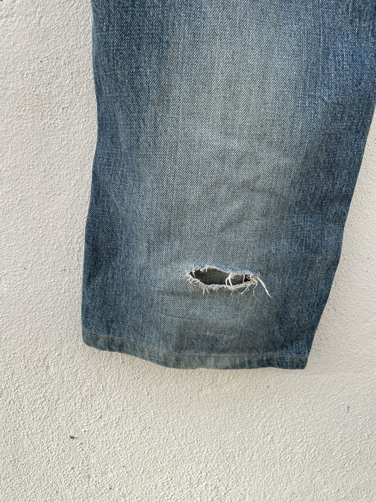 ANACHRONORM Vintage Anachronorm Standard Distressed Denim Jeans Size US 34 / EU 50 - 16 Thumbnail