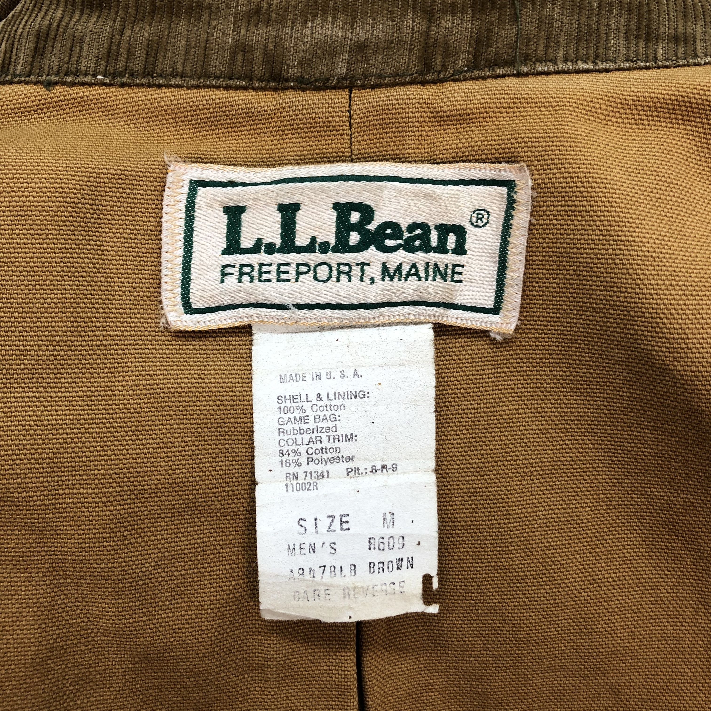 L.L. Bean VINTAGE LL BEAN HARD COTTON WORKER CHORE JACKET #5549-197 Size US M / EU 48-50 / 2 - 10 Thumbnail