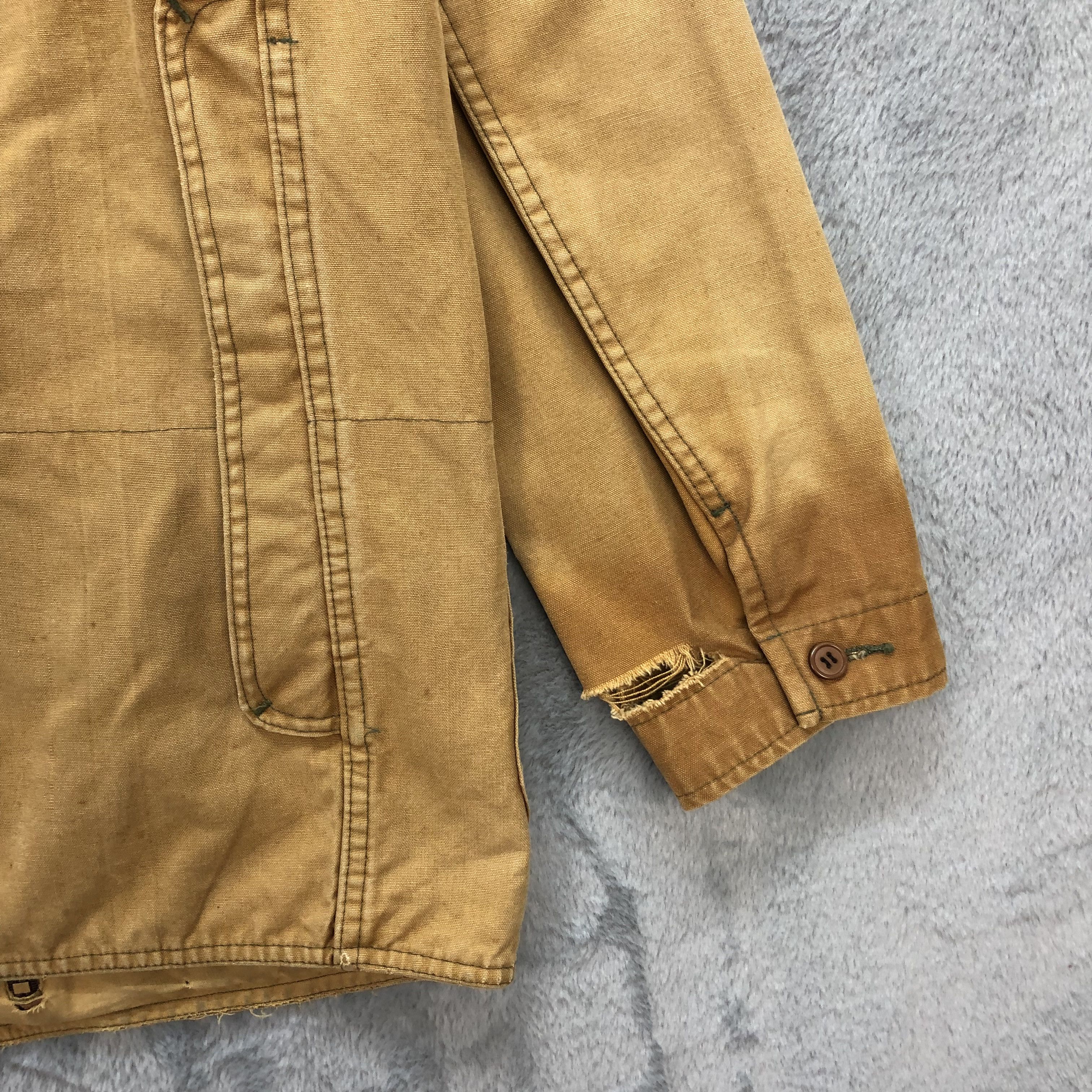L.L. Bean VINTAGE LL BEAN HARD COTTON WORKER CHORE JACKET #5549-197 Size US M / EU 48-50 / 2 - 16 Thumbnail