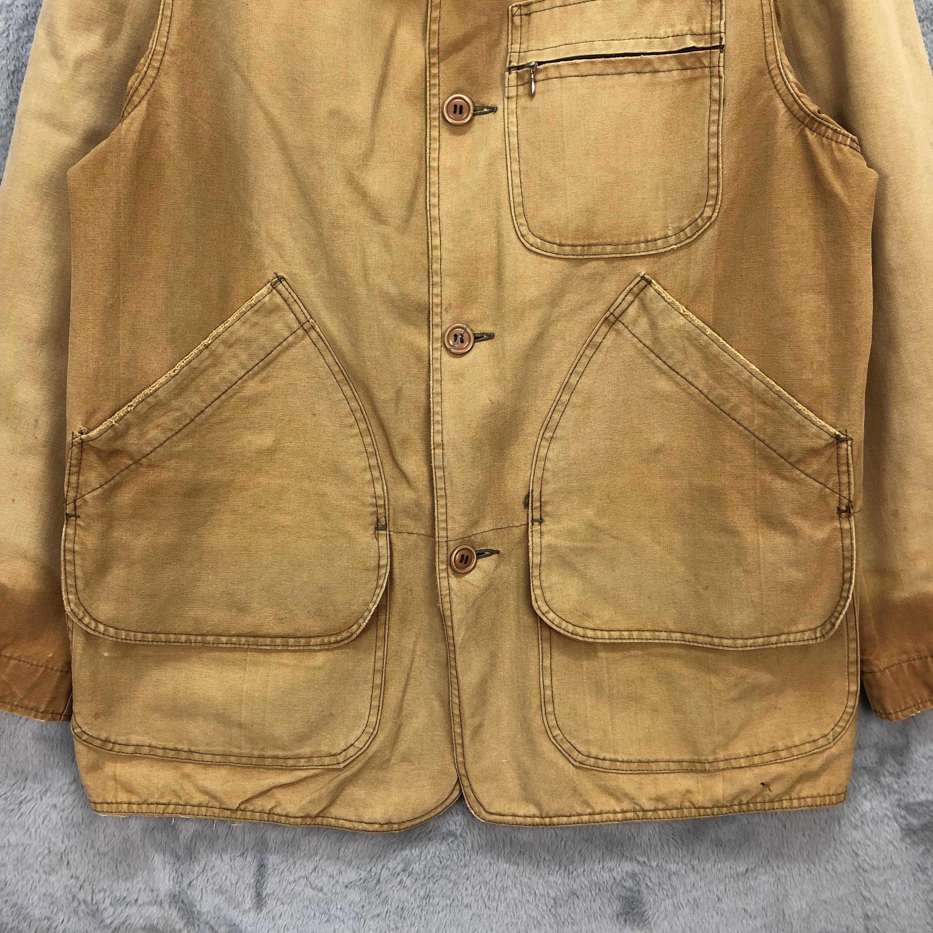 L.L. Bean VINTAGE LL BEAN HARD COTTON WORKER CHORE JACKET #5549-197 Size US M / EU 48-50 / 2 - 3 Thumbnail