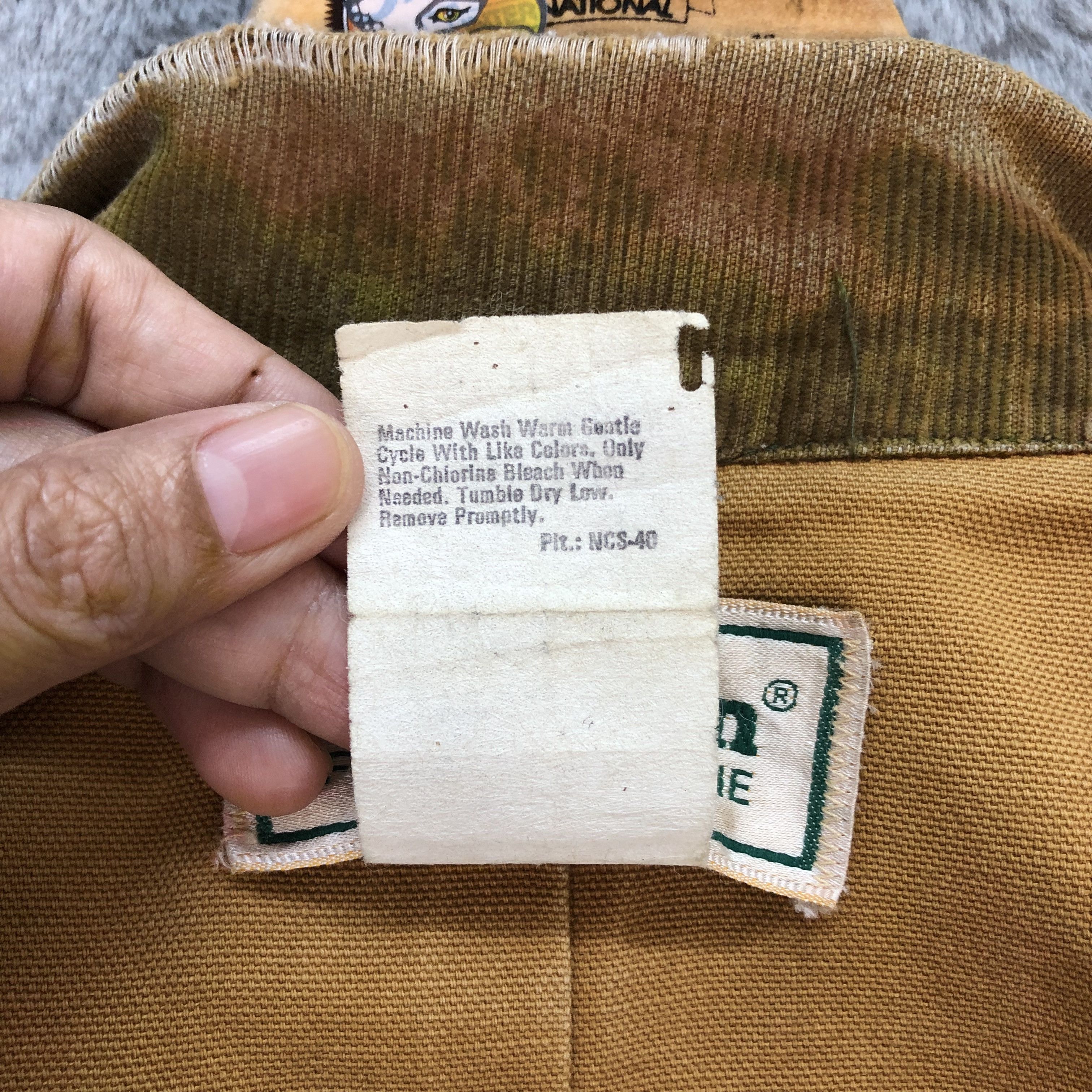 L.L. Bean VINTAGE LL BEAN HARD COTTON WORKER CHORE JACKET #5549-197 Size US M / EU 48-50 / 2 - 11 Thumbnail