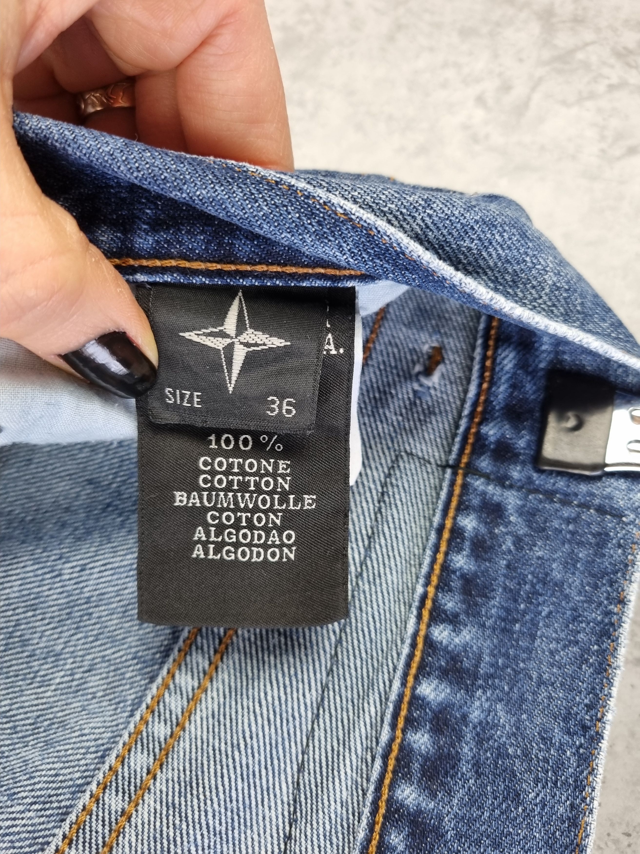 Stone Island × Vintage Vintage Stone Island Denims Jeans Size US 34 / EU 50 - 9 Thumbnail