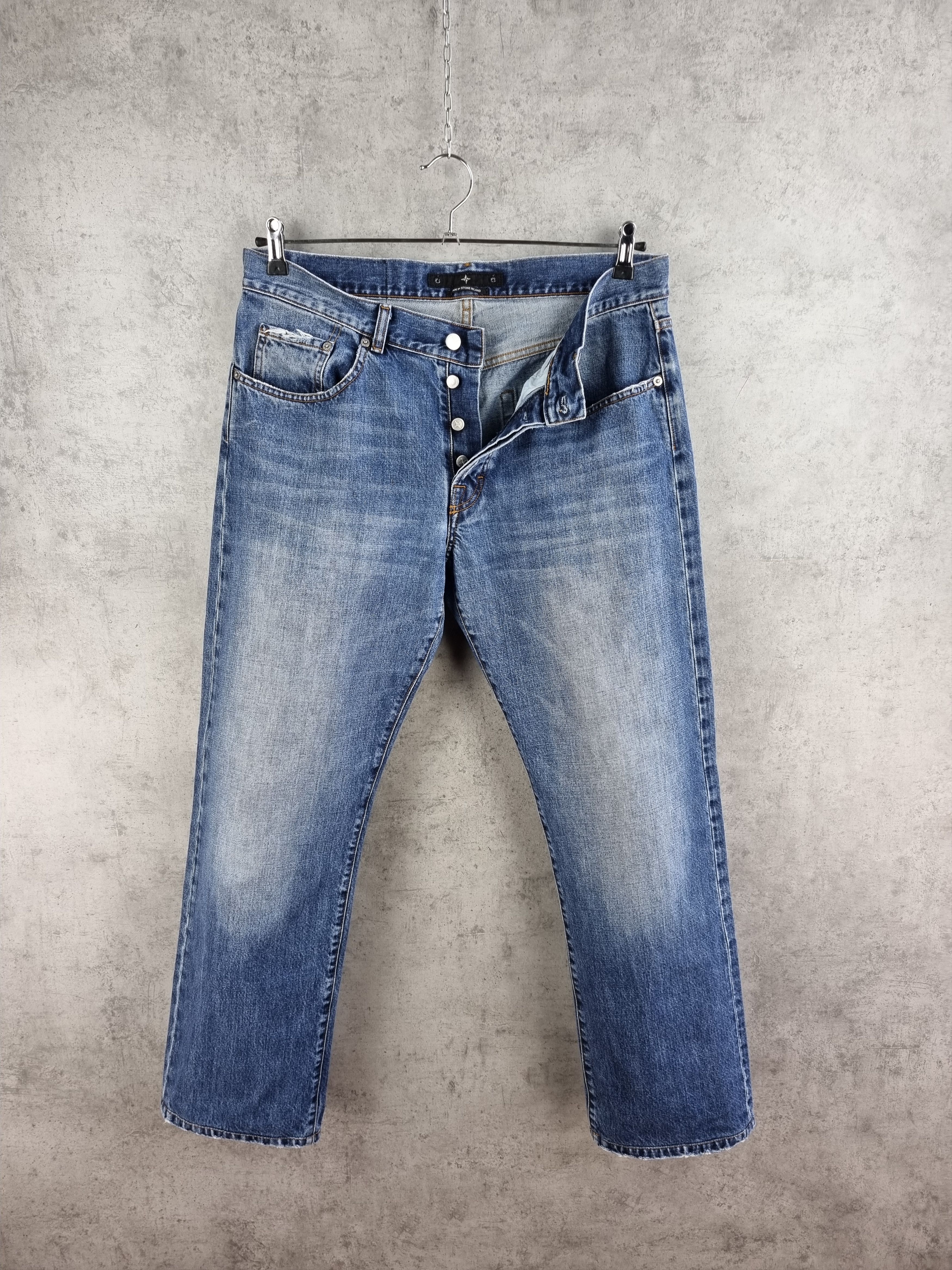 Stone Island × Vintage Vintage Stone Island Denims Jeans Size US 34 / EU 50 - 17 Thumbnail
