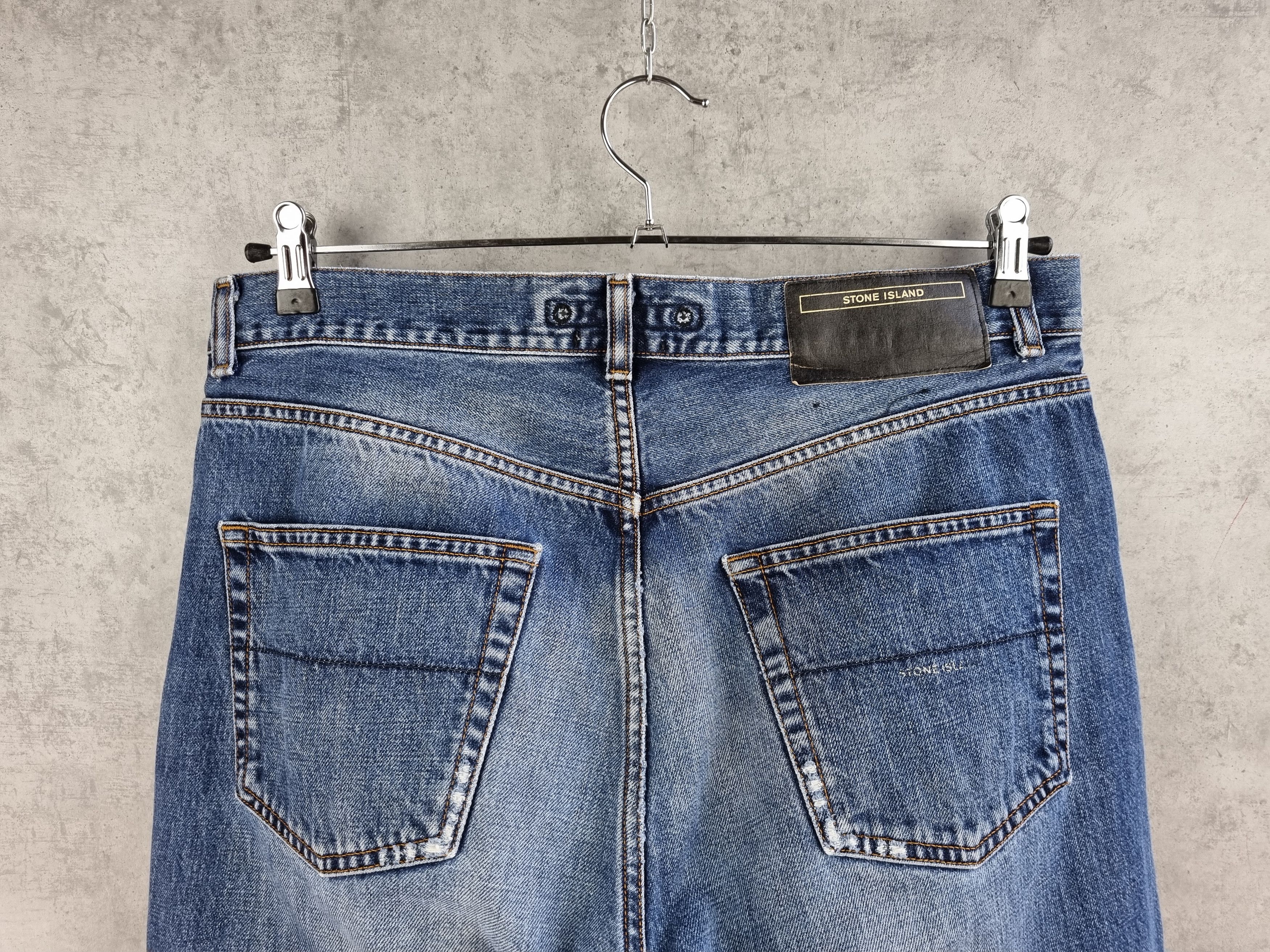 Stone Island × Vintage Vintage Stone Island Denims Jeans Size US 34 / EU 50 - 4 Thumbnail