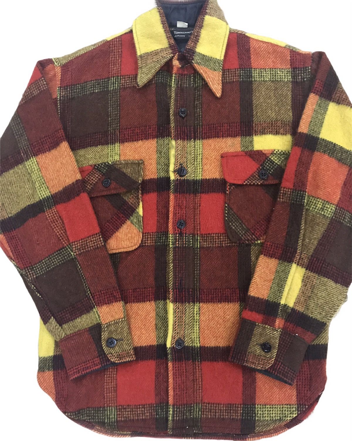 Flannel Towncraft JC Penny wool flannel jacket Size US S / EU 44-46 / 1 - 4 Thumbnail