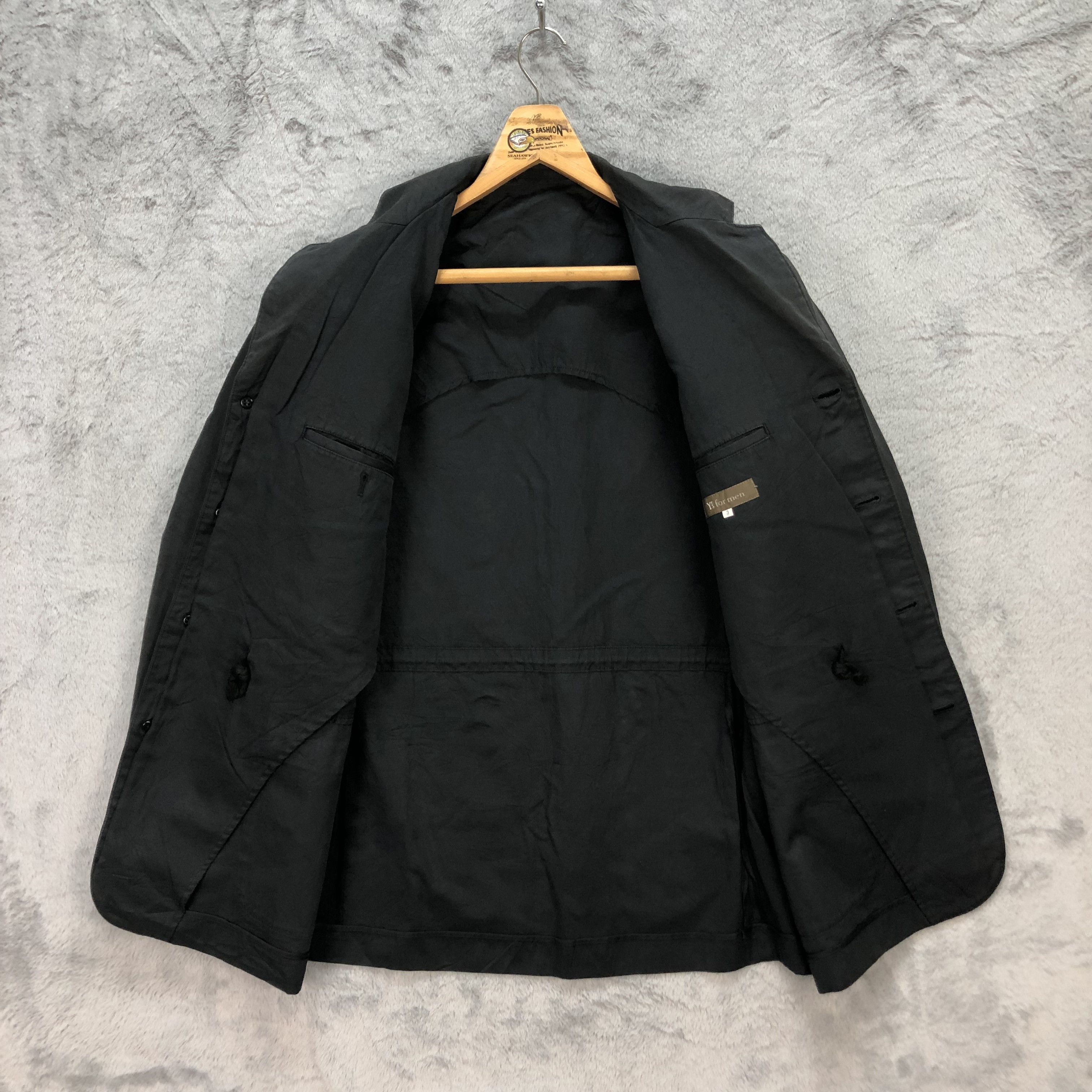 Y's for Men Y'S FOR MEN YOHJI YAMAMOTO CASUAL JACKET #5552-197 Size US L / EU 52-54 / 3 - 6 Thumbnail