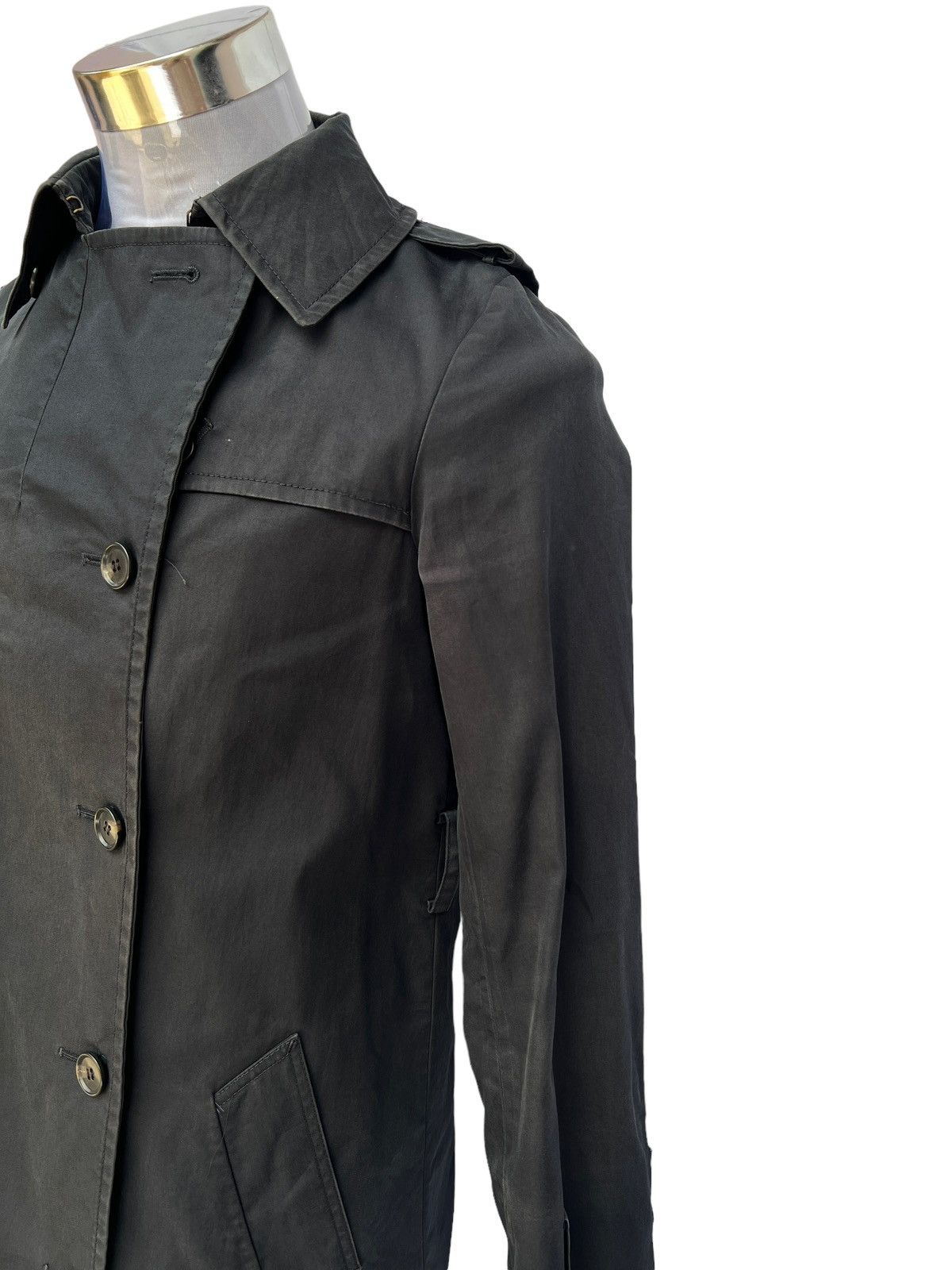 Japanese Brand 1992 INED Depuis Flandee Minamiaoyama Runway Trench Coat Size US L / EU 52-54 / 3 - 3 Thumbnail