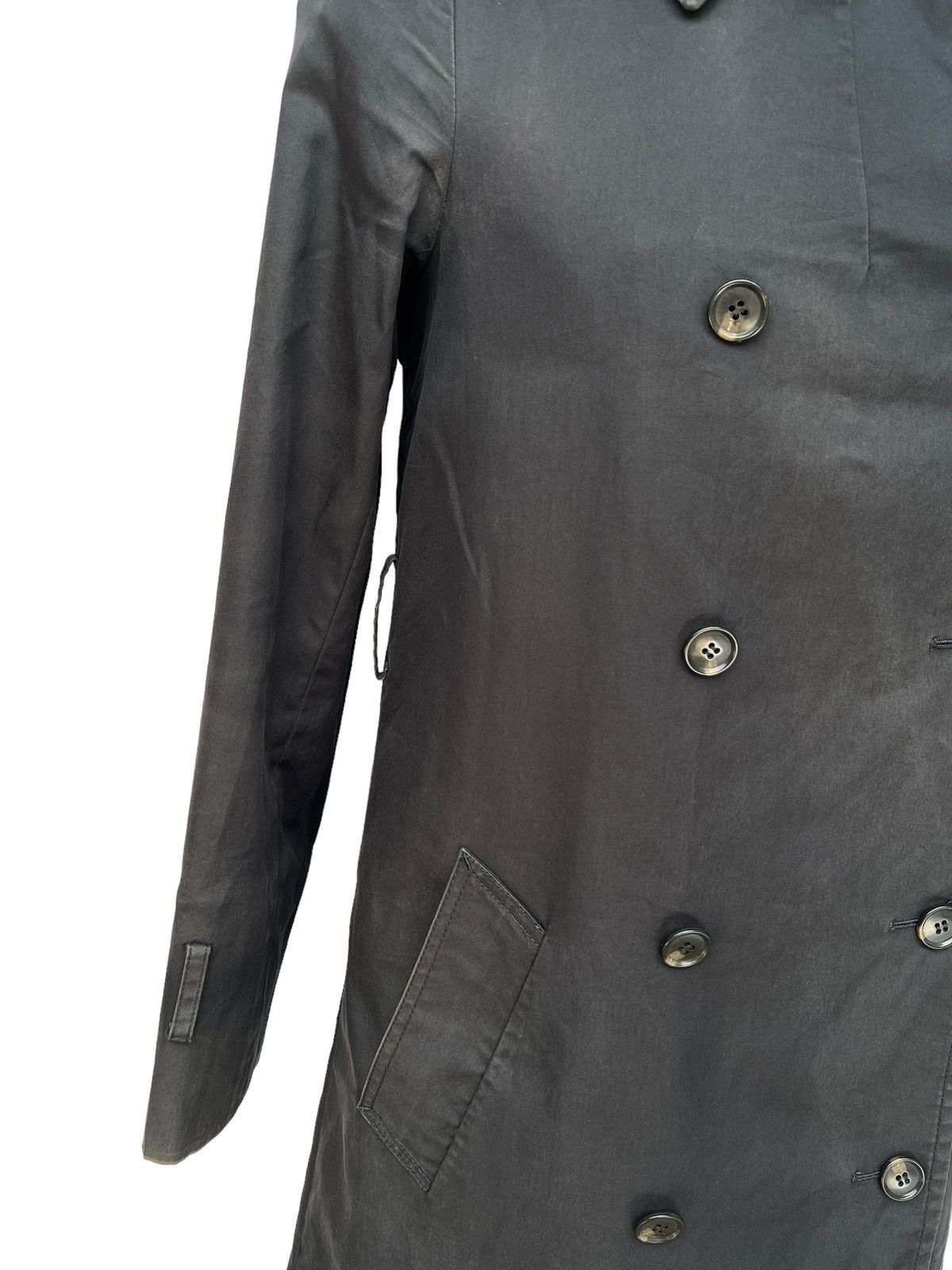 Japanese Brand 1992 INED Depuis Flandee Minamiaoyama Runway Trench Coat Size US L / EU 52-54 / 3 - 4 Thumbnail