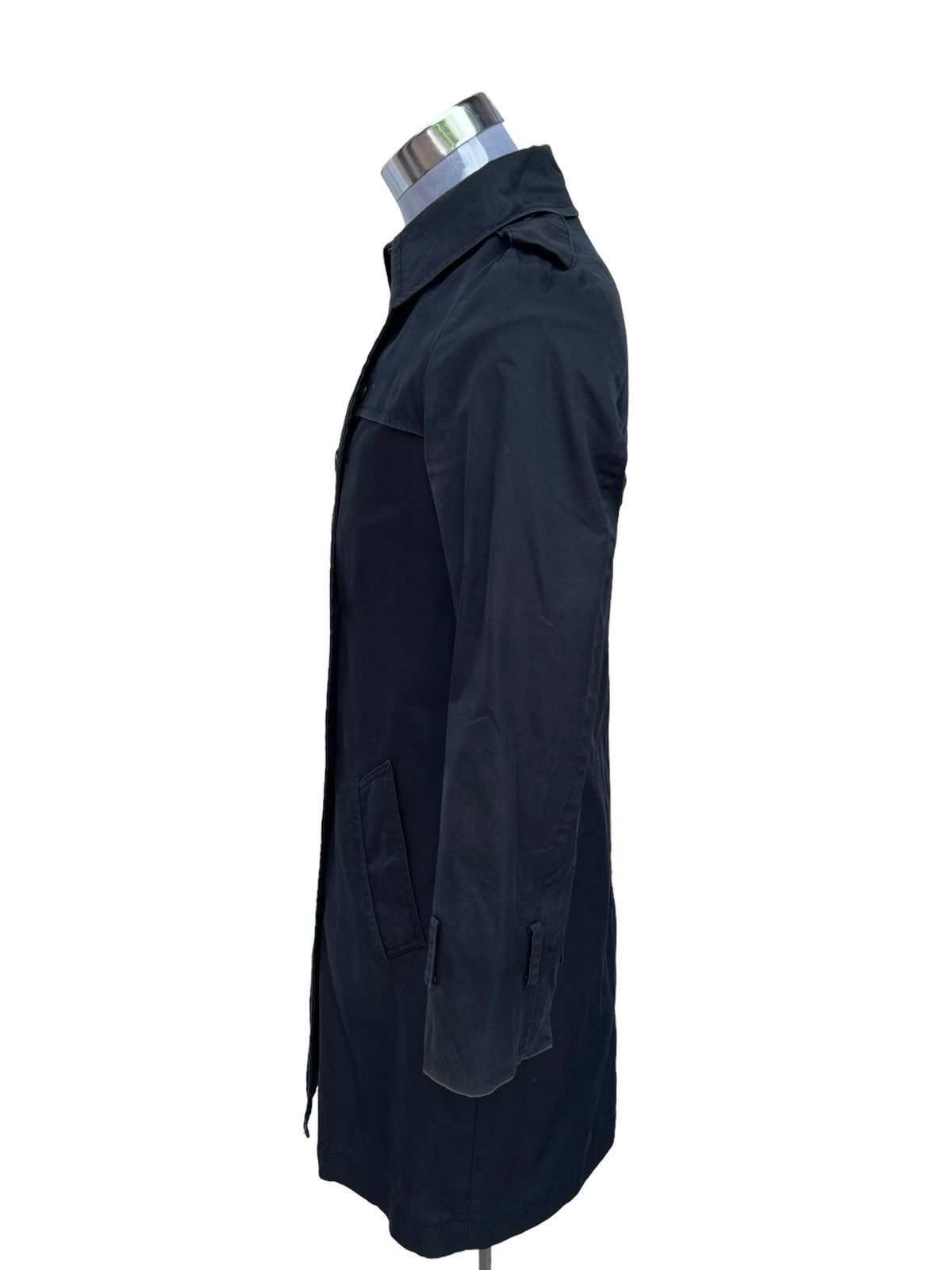 Japanese Brand 1992 INED Depuis Flandee Minamiaoyama Runway Trench Coat Size US L / EU 52-54 / 3 - 6 Thumbnail