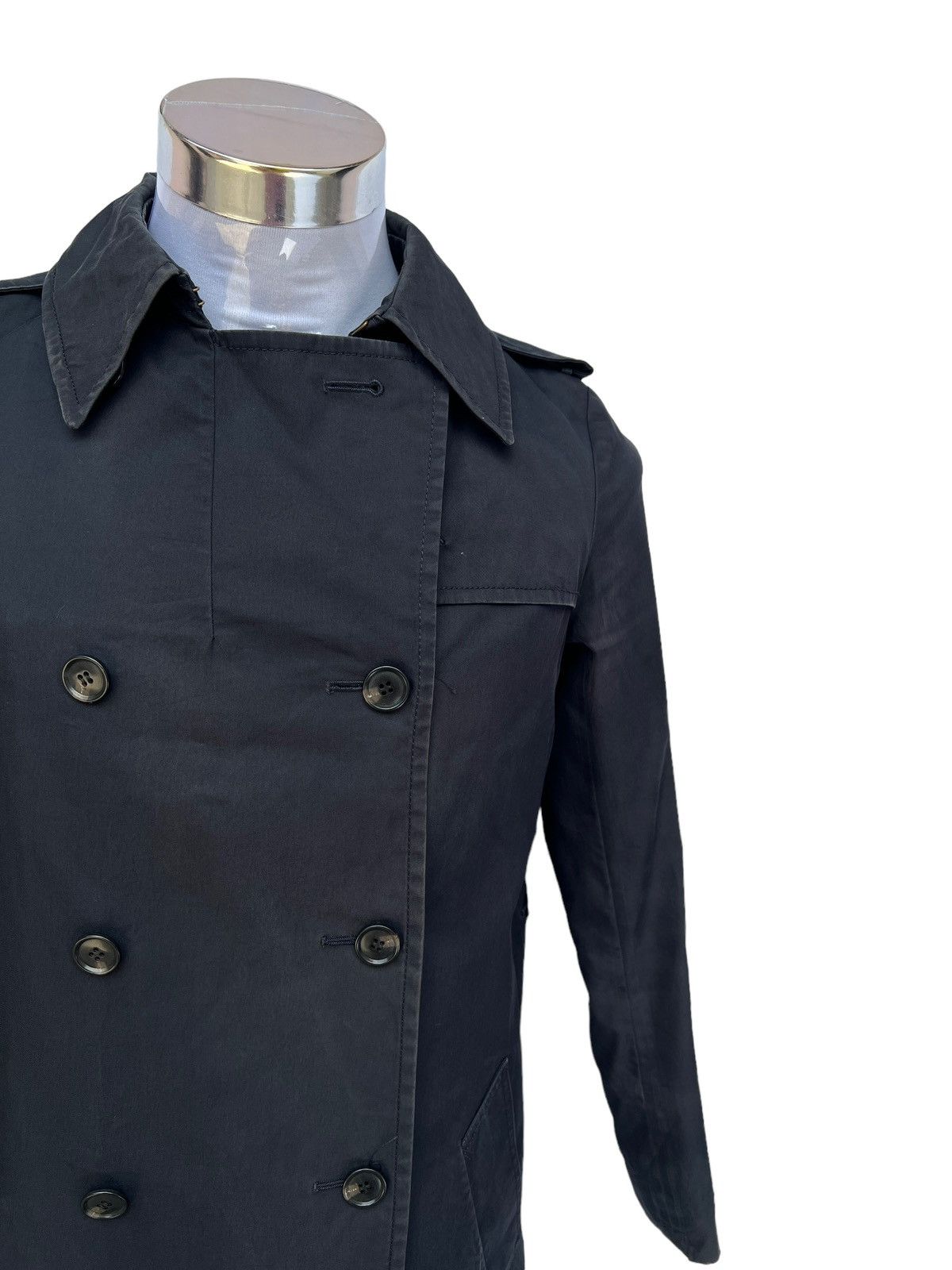 Japanese Brand 1992 INED Depuis Flandee Minamiaoyama Runway Trench Coat Size US L / EU 52-54 / 3 - 5 Thumbnail