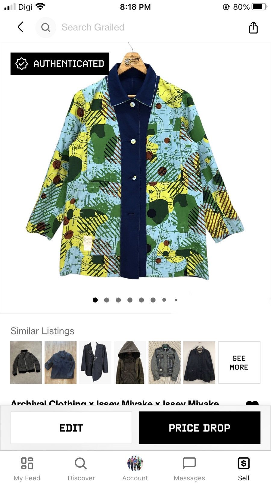 Pleats Please Issey Miyake 🔥 PLEATS PLEASE ISSEY MIYAKE REVERSIBLE JACKET #6103-46 Size US S / EU 44-46 / 1 - 21 Thumbnail