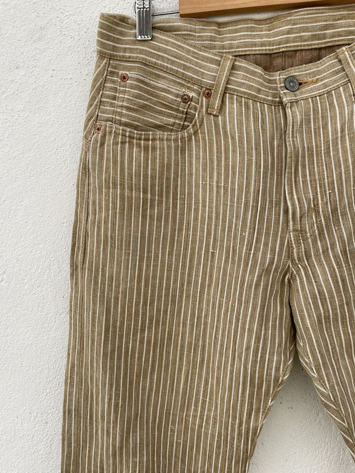 Edwin Edwin 505 Striped Selvedge Denim Jeans Size US 32 / EU 48 - 4 Thumbnail
