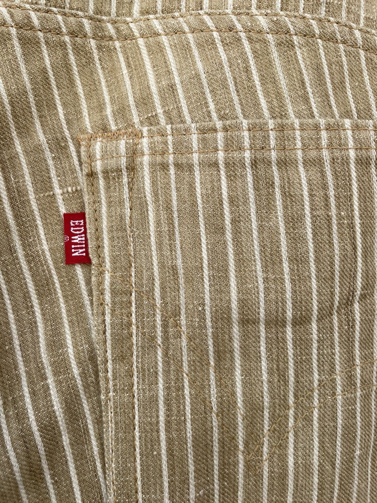 Edwin Edwin 505 Striped Selvedge Denim Jeans Size US 32 / EU 48 - 20 Thumbnail