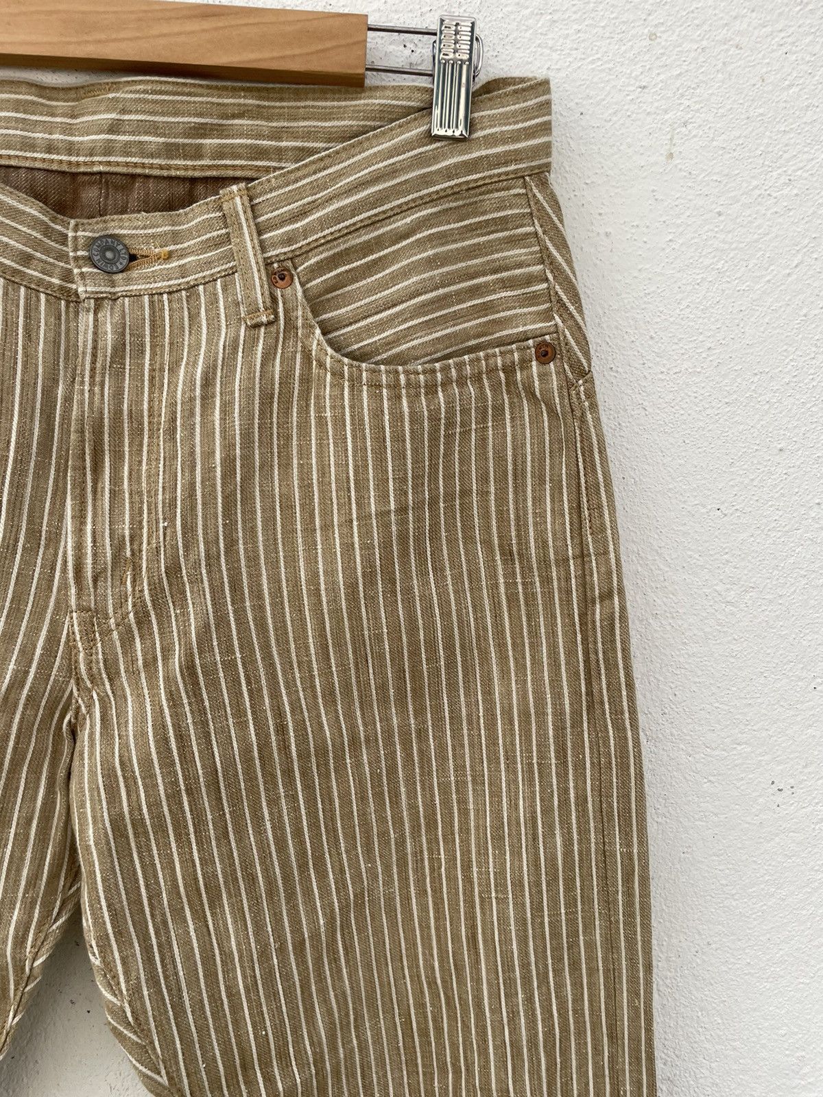 Edwin Edwin 505 Striped Selvedge Denim Jeans Size US 32 / EU 48 - 3 Thumbnail