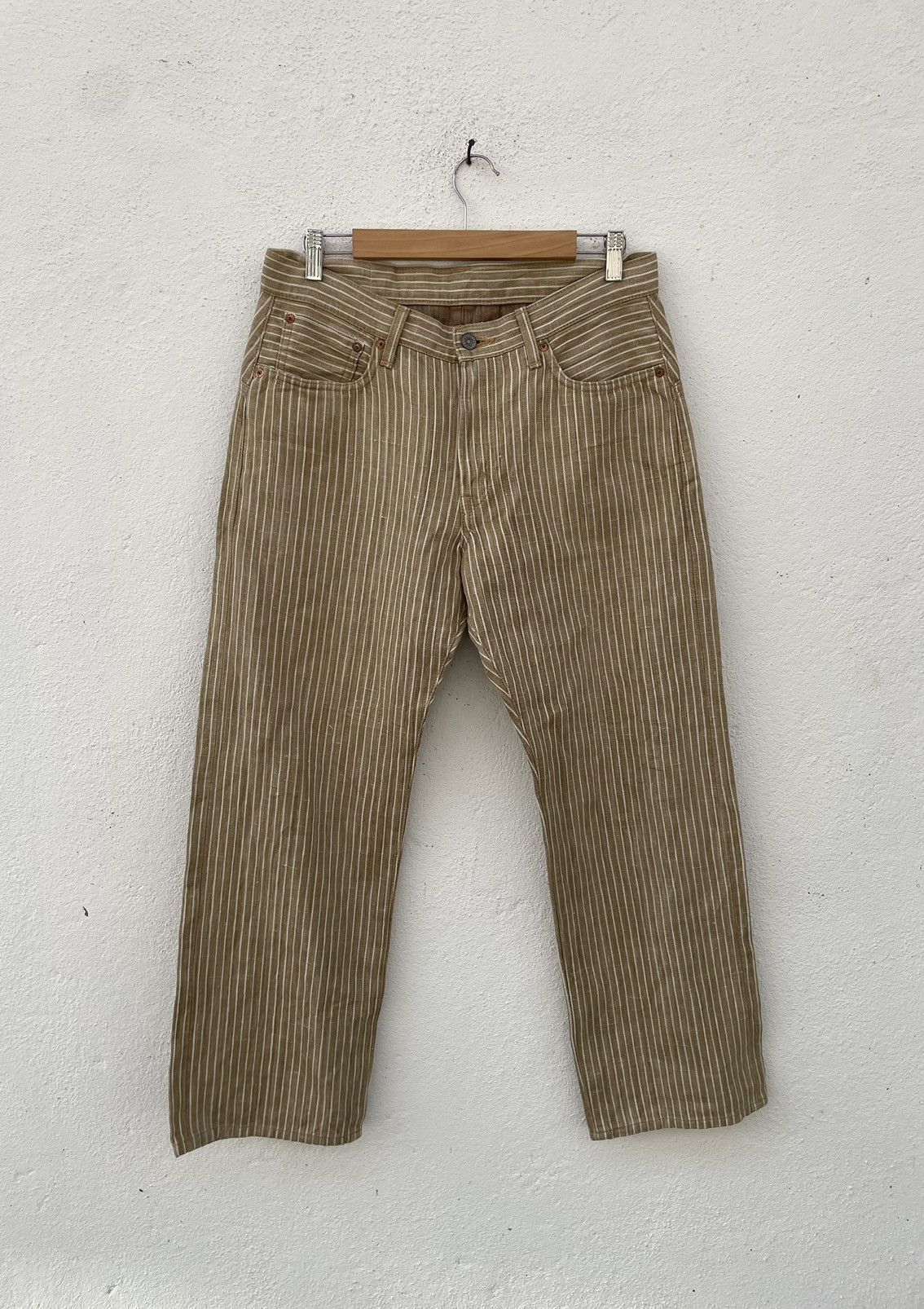 Edwin Edwin 505 Striped Selvedge Denim Jeans Size US 32 / EU 48 - 1 Thumbnail