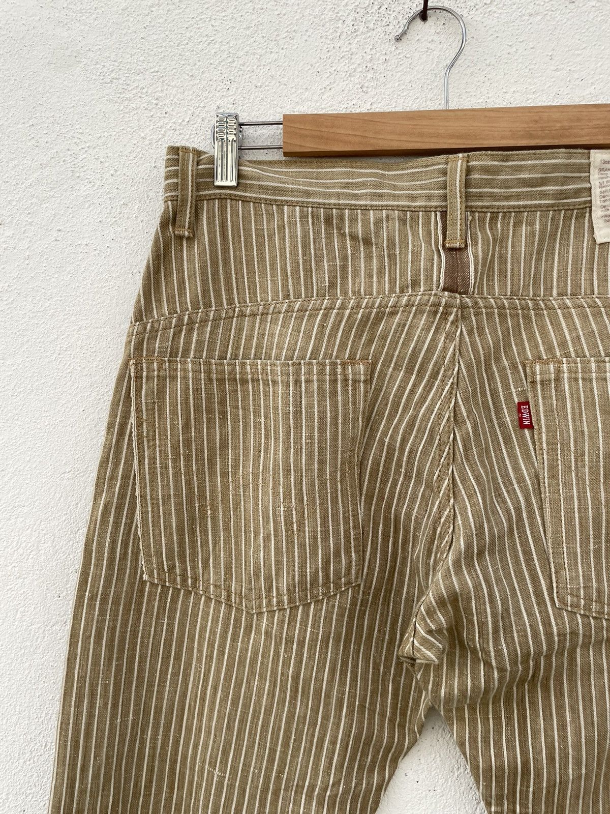 Edwin Edwin 505 Striped Selvedge Denim Jeans Size US 32 / EU 48 - 12 Thumbnail