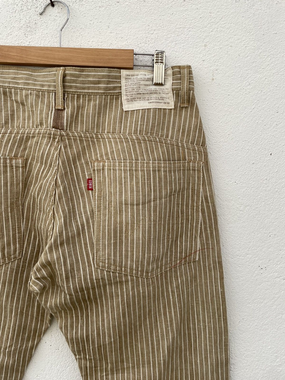 Edwin Edwin 505 Striped Selvedge Denim Jeans Size US 32 / EU 48 - 11 Thumbnail