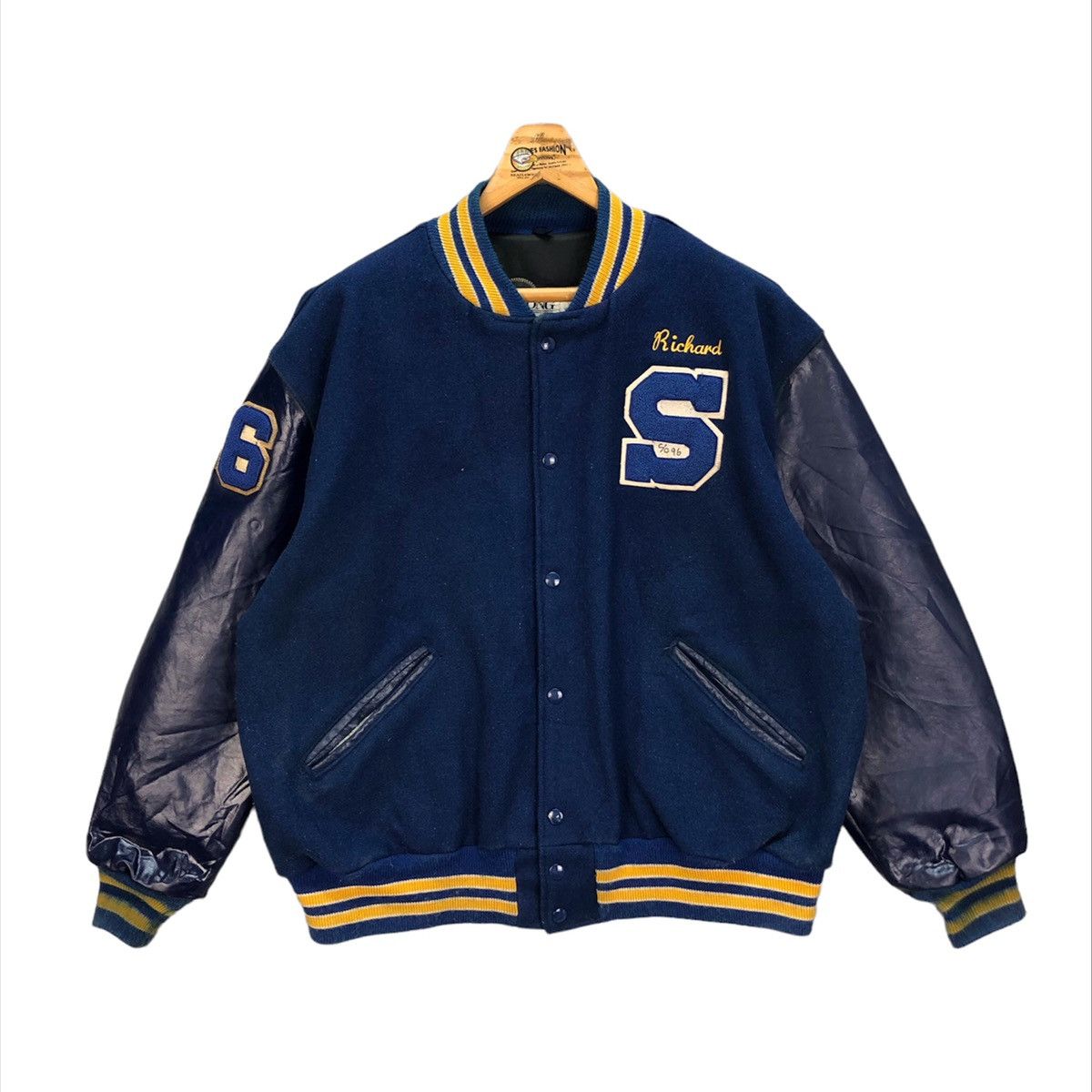 Delong VINTAGE DELONG SCHLAGLE STALLIONS VARSITY #6111-48 Size US XL / EU 56 / 4 - 3 Thumbnail
