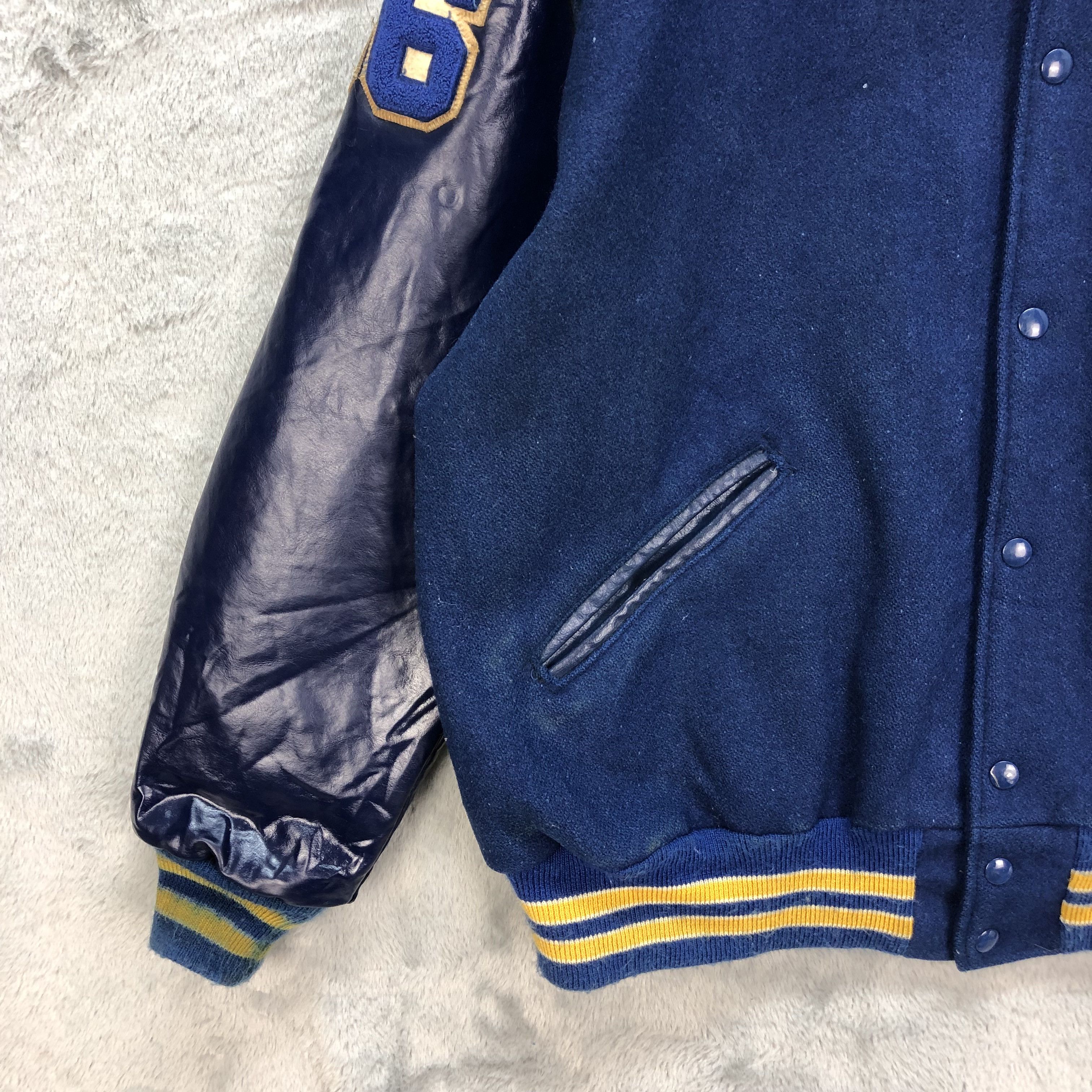 Delong VINTAGE DELONG SCHLAGLE STALLIONS VARSITY #6111-48 Size US XL / EU 56 / 4 - 7 Thumbnail