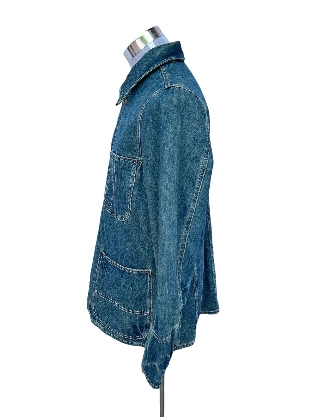 Japanese Brand US Naval Co Worker Denim Jacket Size US M / EU 48-50 / 2 - 5 Thumbnail