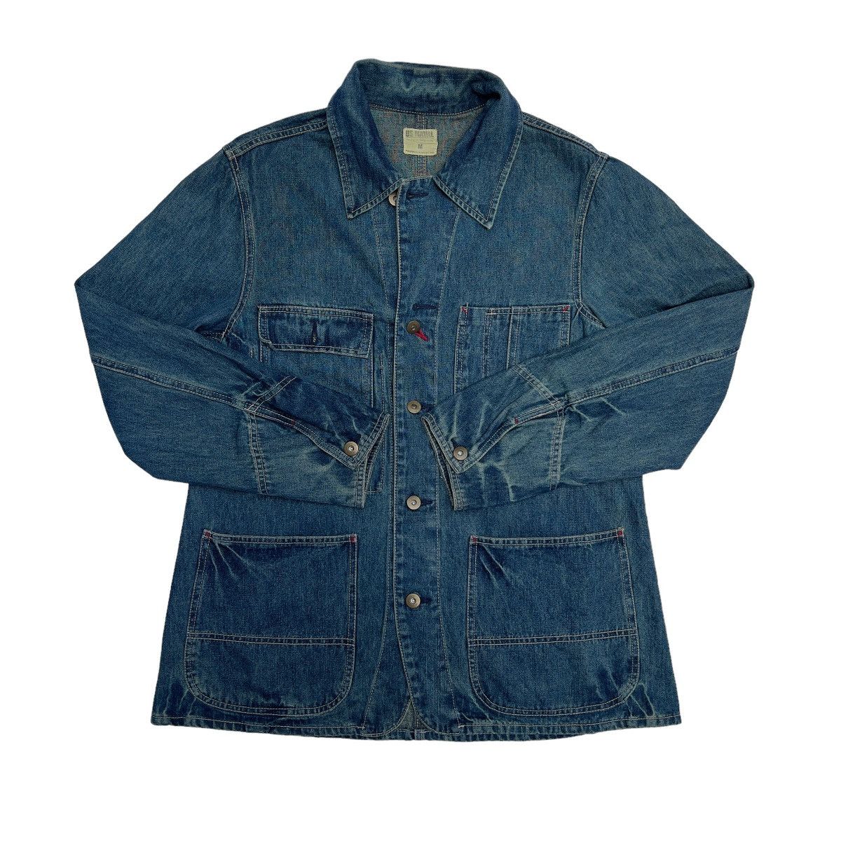 Japanese Brand US Naval Co Worker Denim Jacket Size US M / EU 48-50 / 2 - 1 Thumbnail