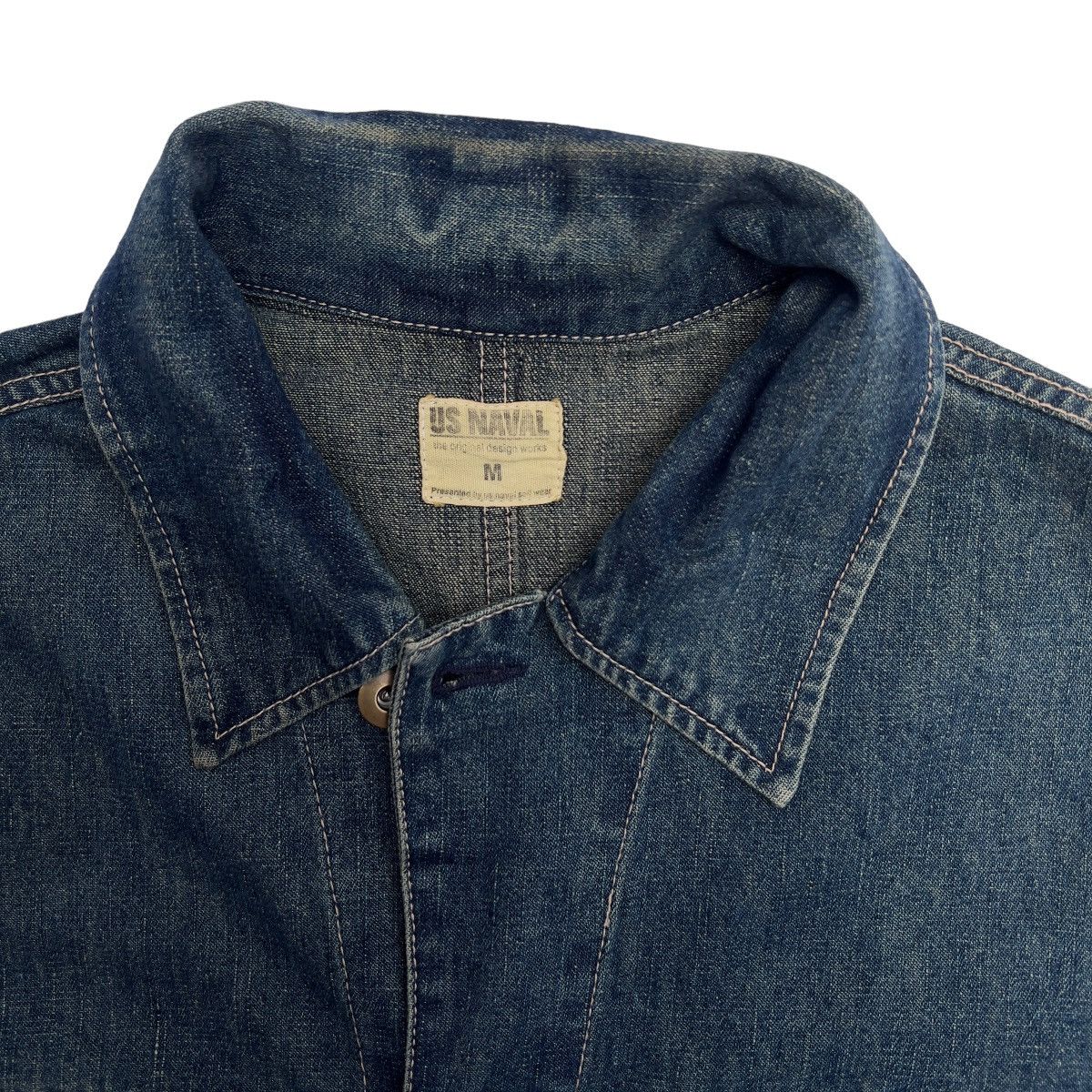 Japanese Brand US Naval Co Worker Denim Jacket Size US M / EU 48-50 / 2 - 8 Thumbnail