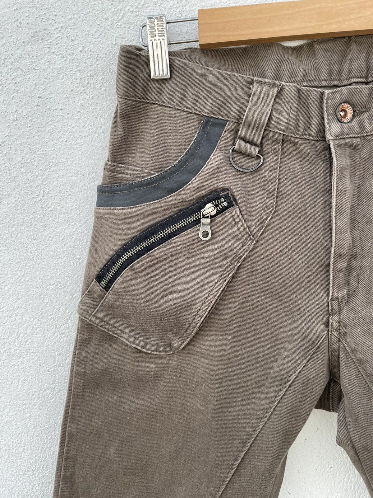 Le Grande Bleu (L.G.B.) × PPFM PPFM Curves Legs Zipper Pants Size US 31 - 4 Thumbnail
