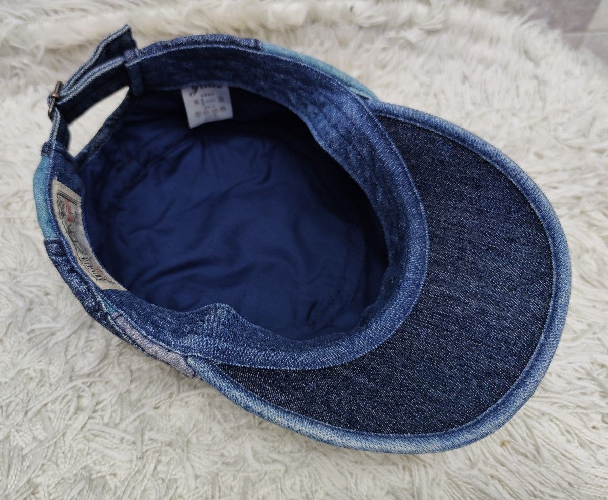 Japanese Brand BEST OFFER!! GRACE Denim Patchwork Military Design Hat Size ONE SIZE - 10 Thumbnail