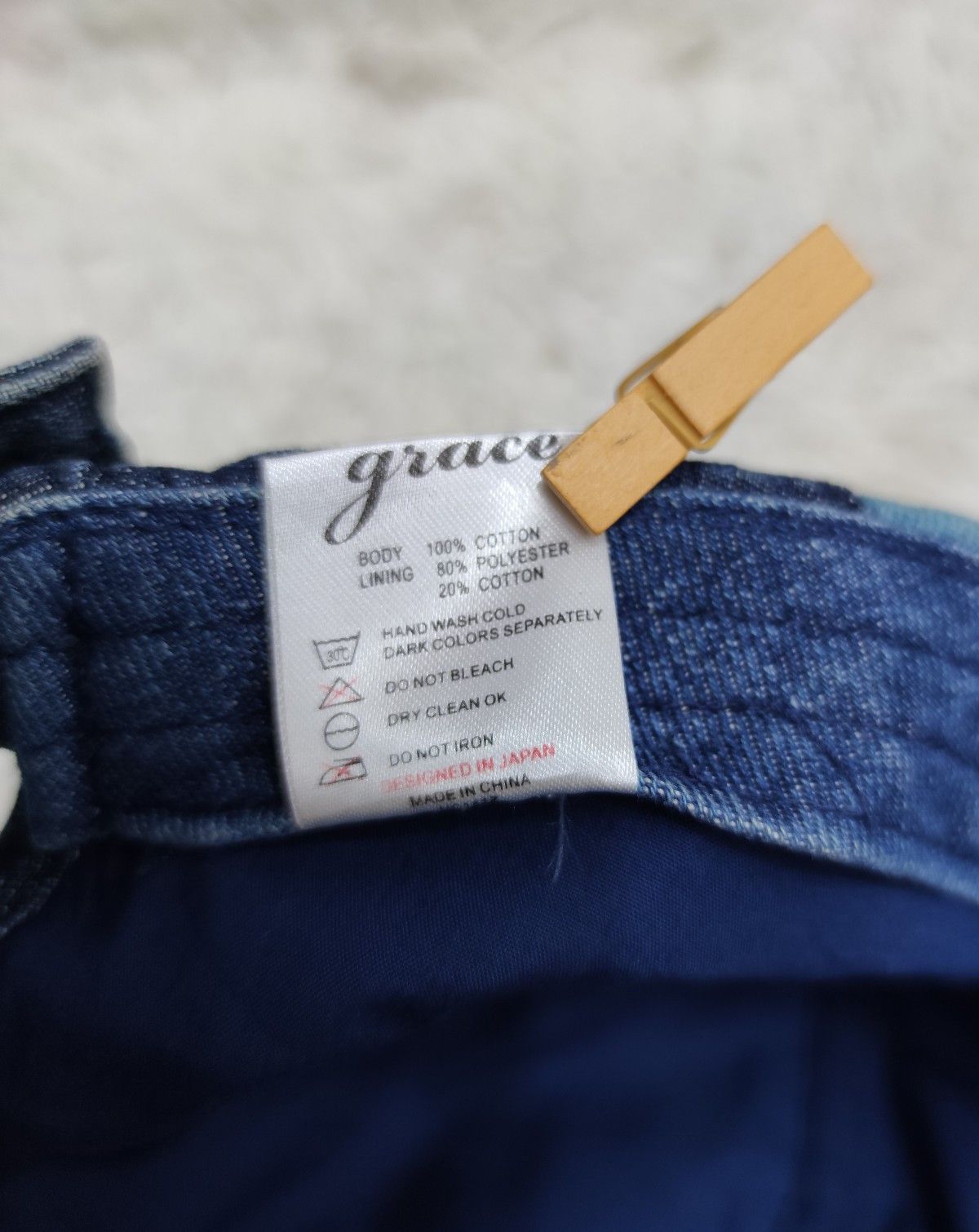 Japanese Brand BEST OFFER!! GRACE Denim Patchwork Military Design Hat Size ONE SIZE - 11 Thumbnail
