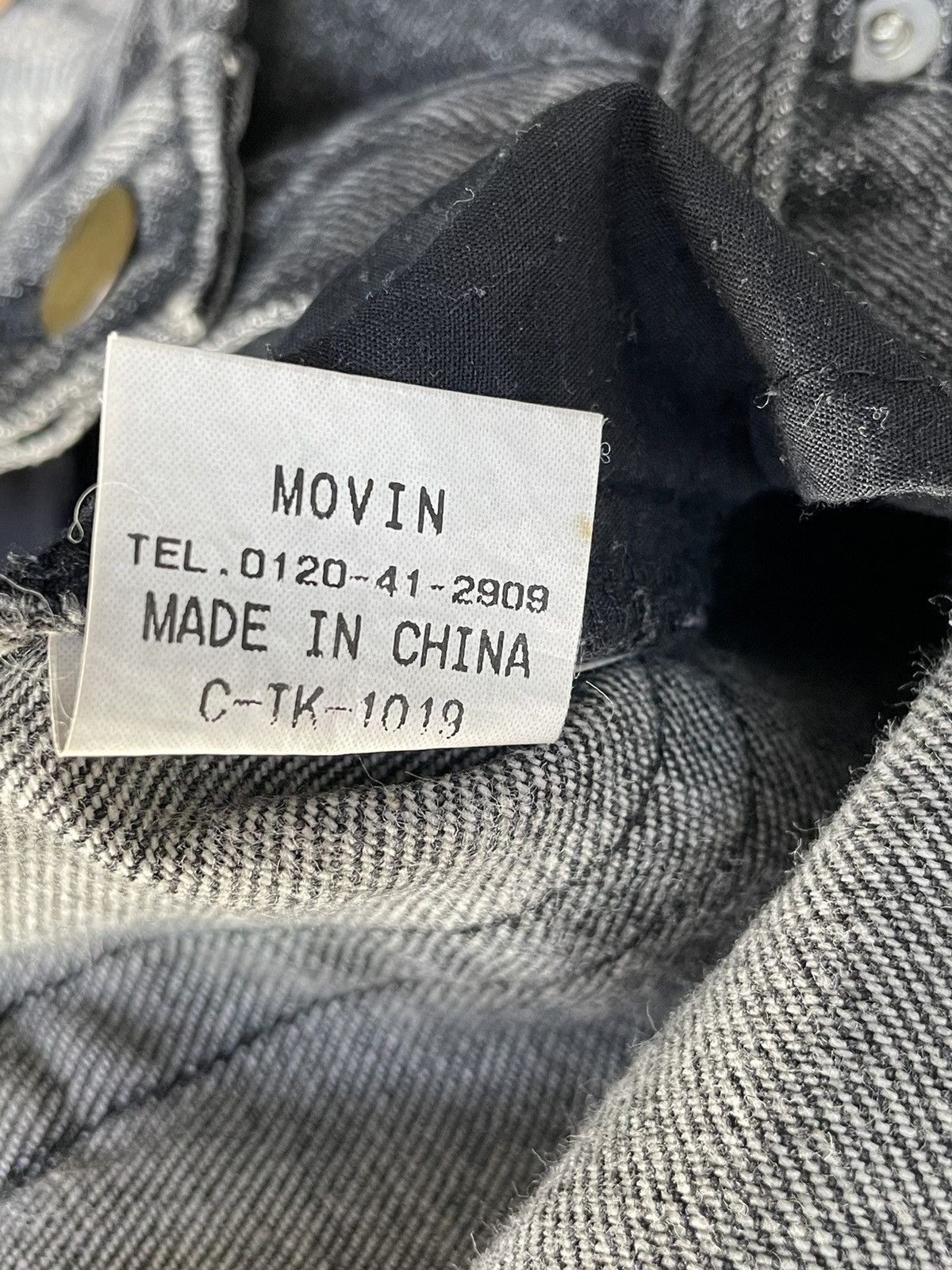 If Six Was Nine Japan Brand Movin Distressed Denim Jeans Size US 30 / EU 46 - 17 Thumbnail