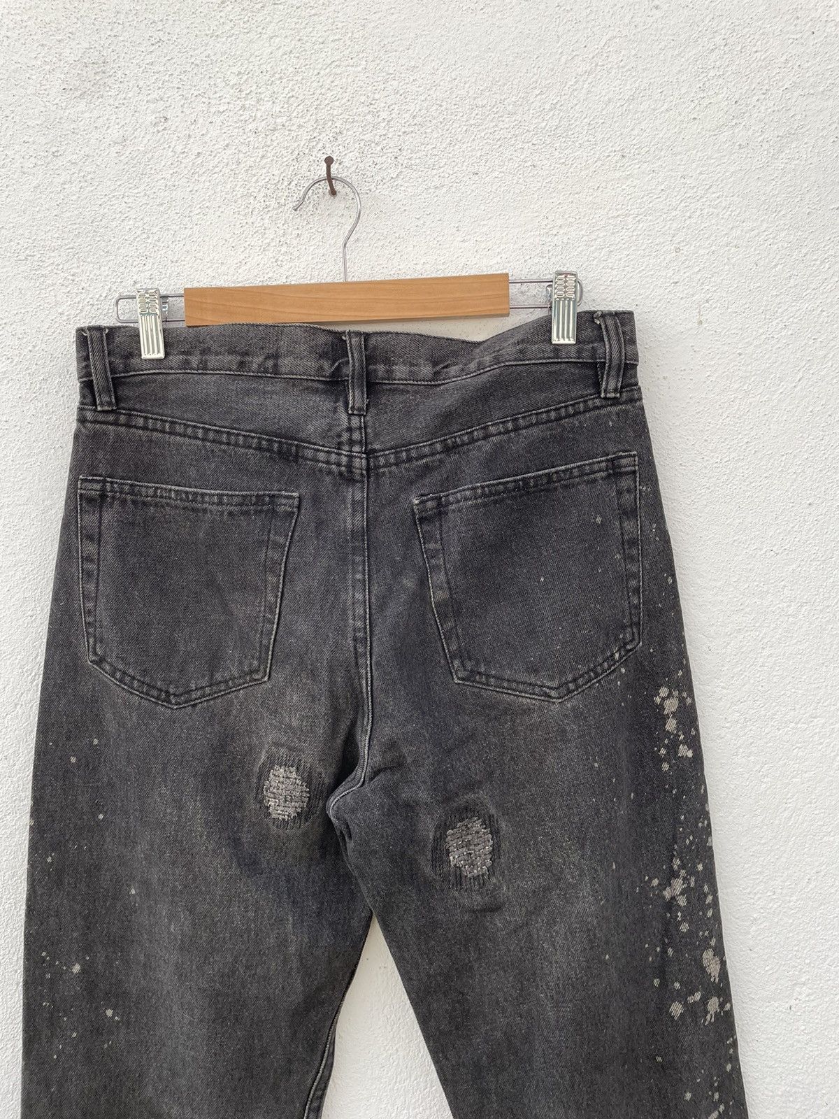 If Six Was Nine Japan Brand Movin Distressed Denim Jeans Size US 30 / EU 46 - 9 Thumbnail