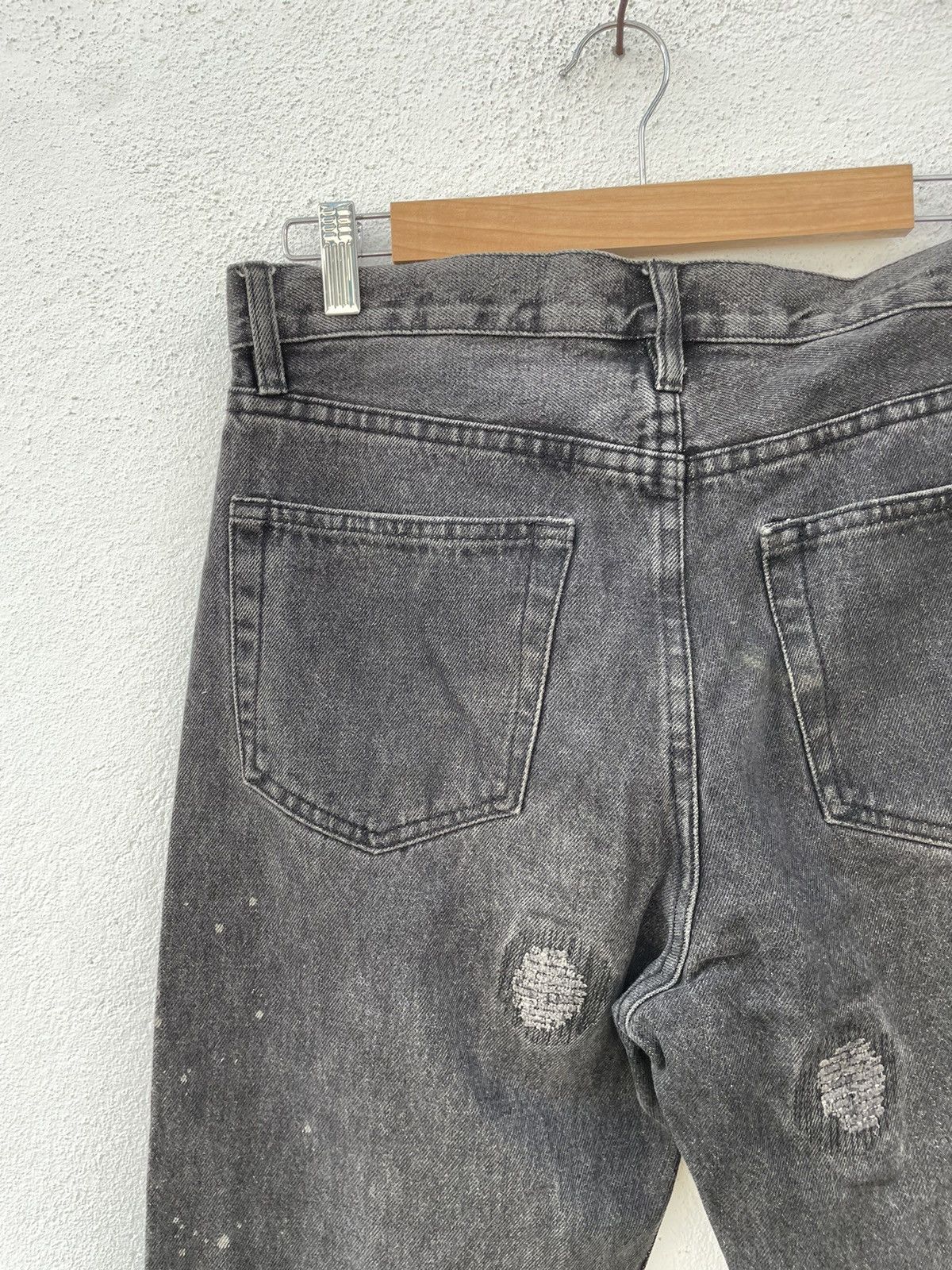 If Six Was Nine Japan Brand Movin Distressed Denim Jeans Size US 30 / EU 46 - 11 Thumbnail