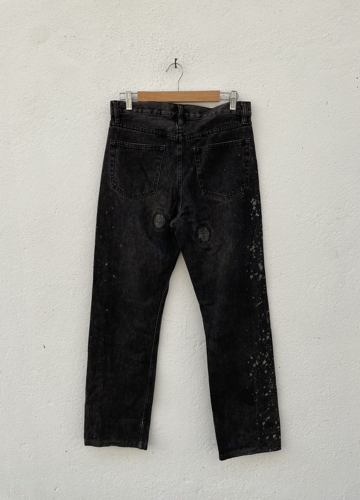 If Six Was Nine Japan Brand Movin Distressed Denim Jeans Size US 30 / EU 46 - 8 Thumbnail