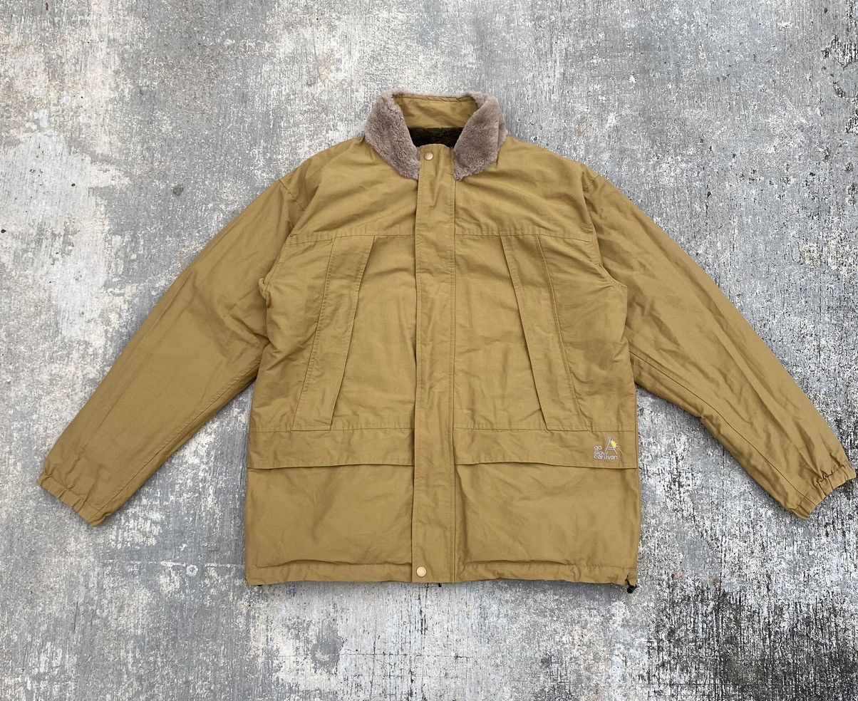 image of Go Slow Caravan Reversible Detroit Style Quilted Jacket, Men's (Size 2XL)