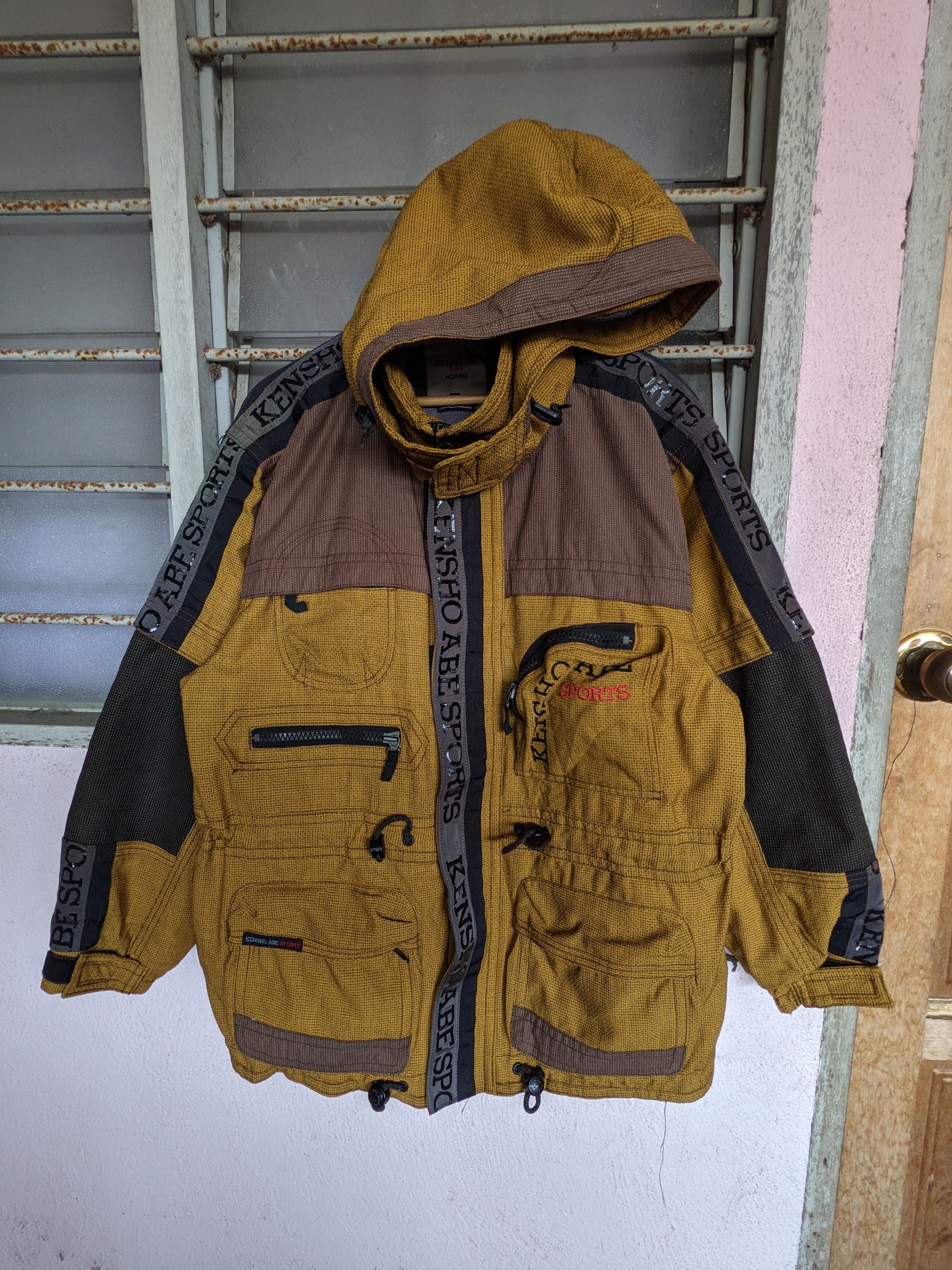 Japanese Brand × Kensho Abe Kensho Abe Sport Woven Spellout Winter Jacket Size US S / EU 44-46 / 1 - 5 Thumbnail