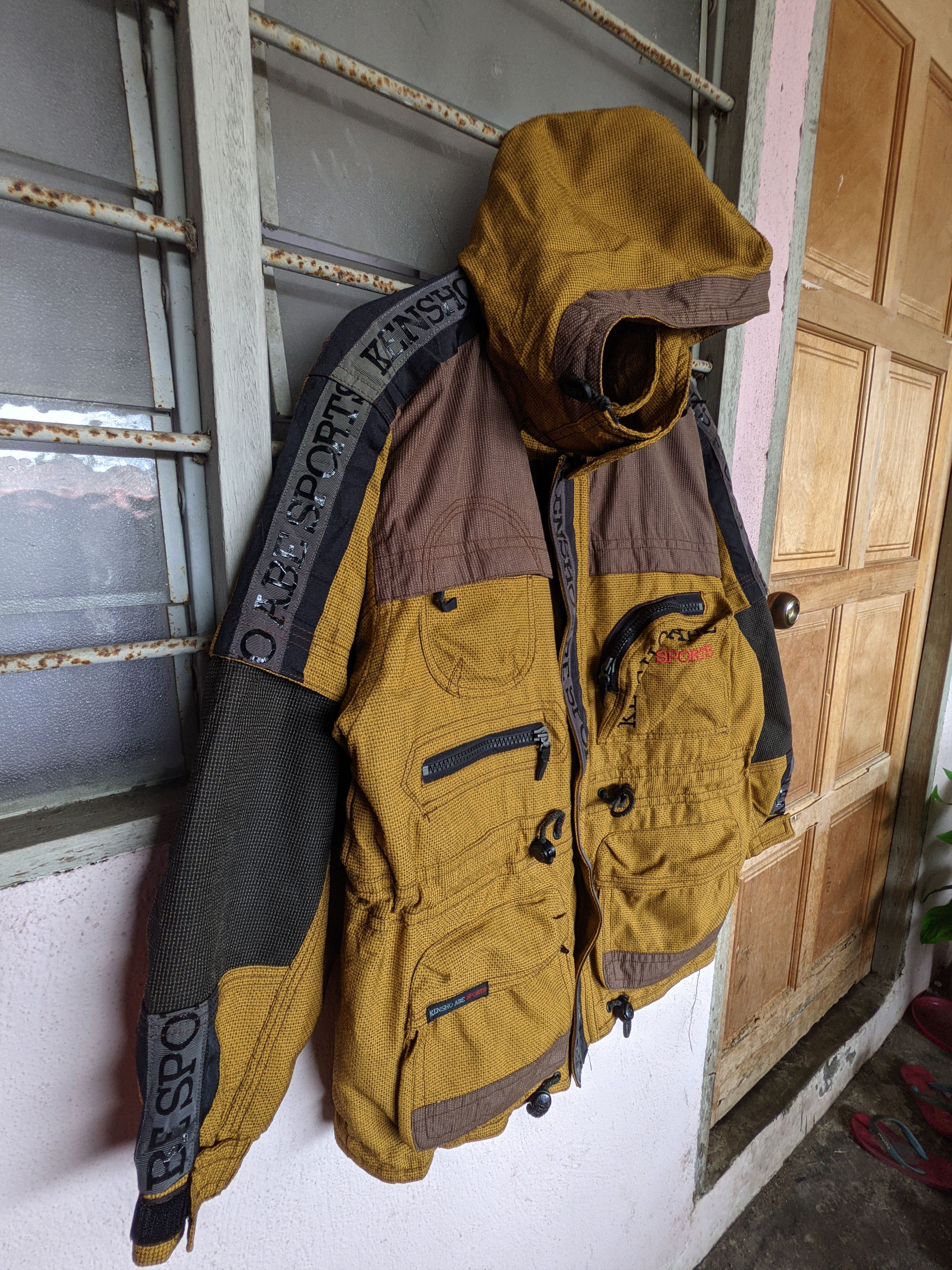 Japanese Brand × Kensho Abe Kensho Abe Sport Woven Spellout Winter Jacket Size US S / EU 44-46 / 1 - 3 Thumbnail