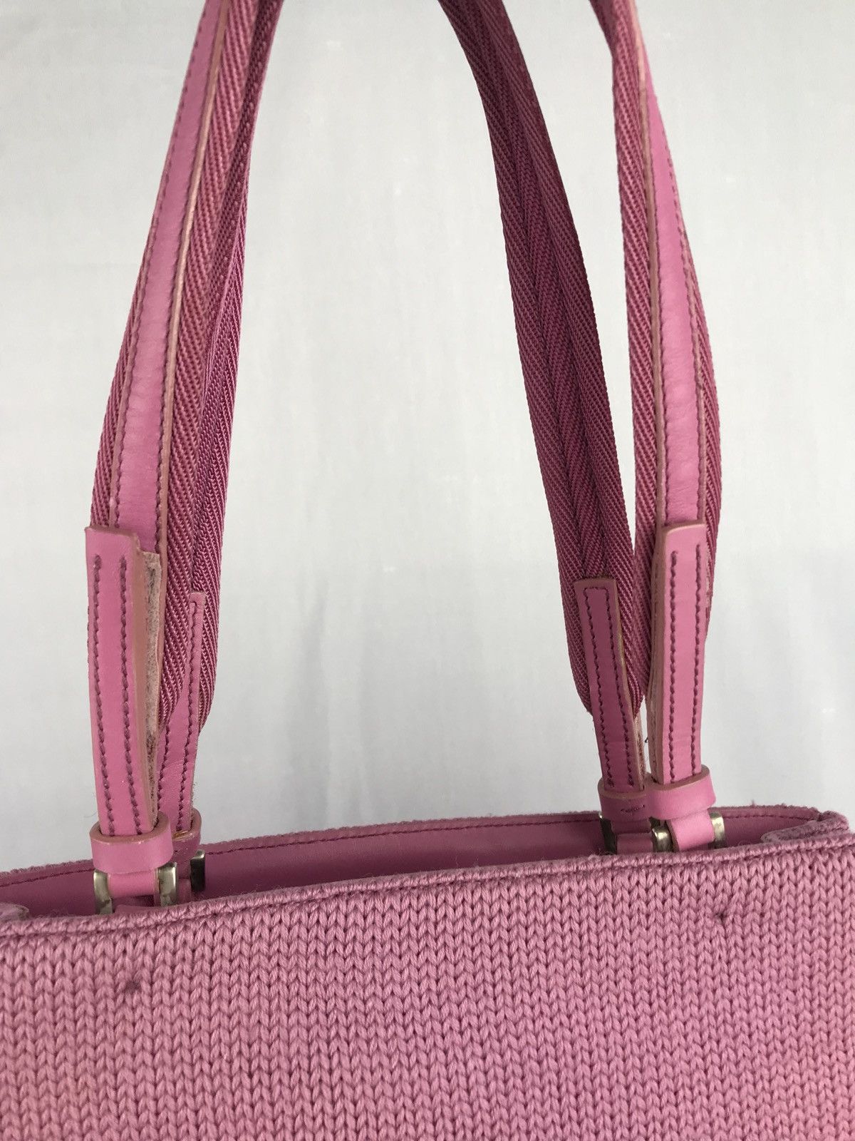Prada × Vintage ❌Last Drop❌ 🔥Rare🔥Authentic Prada Pink Shoulder Bag Size ONE SIZE - 11 Thumbnail