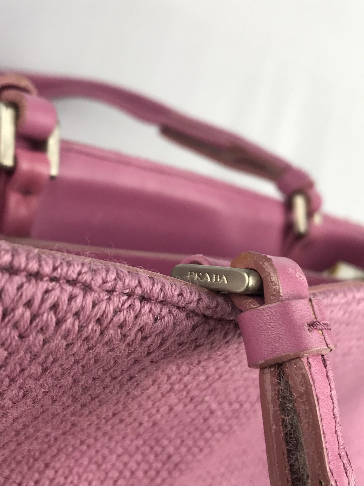 Prada × Vintage ❌Last Drop❌ 🔥Rare🔥Authentic Prada Pink Shoulder Bag Size ONE SIZE - 12 Thumbnail